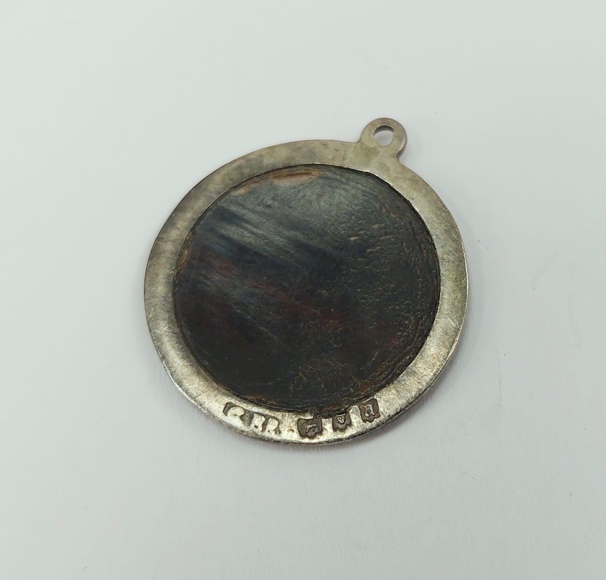 Royal Engineers Silver Fob c1900 - Image 3