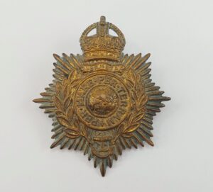 WW1 Royal Marines Plymouth Bandsmans Helmet Plate
