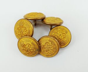 Royal Mail Steam Packet Company Set of 6 Buttons