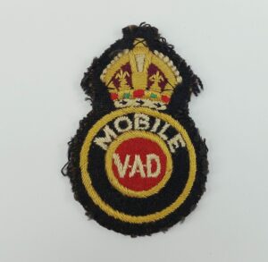 WW2 Mobile Voluntary Aid Department Cloth Badge