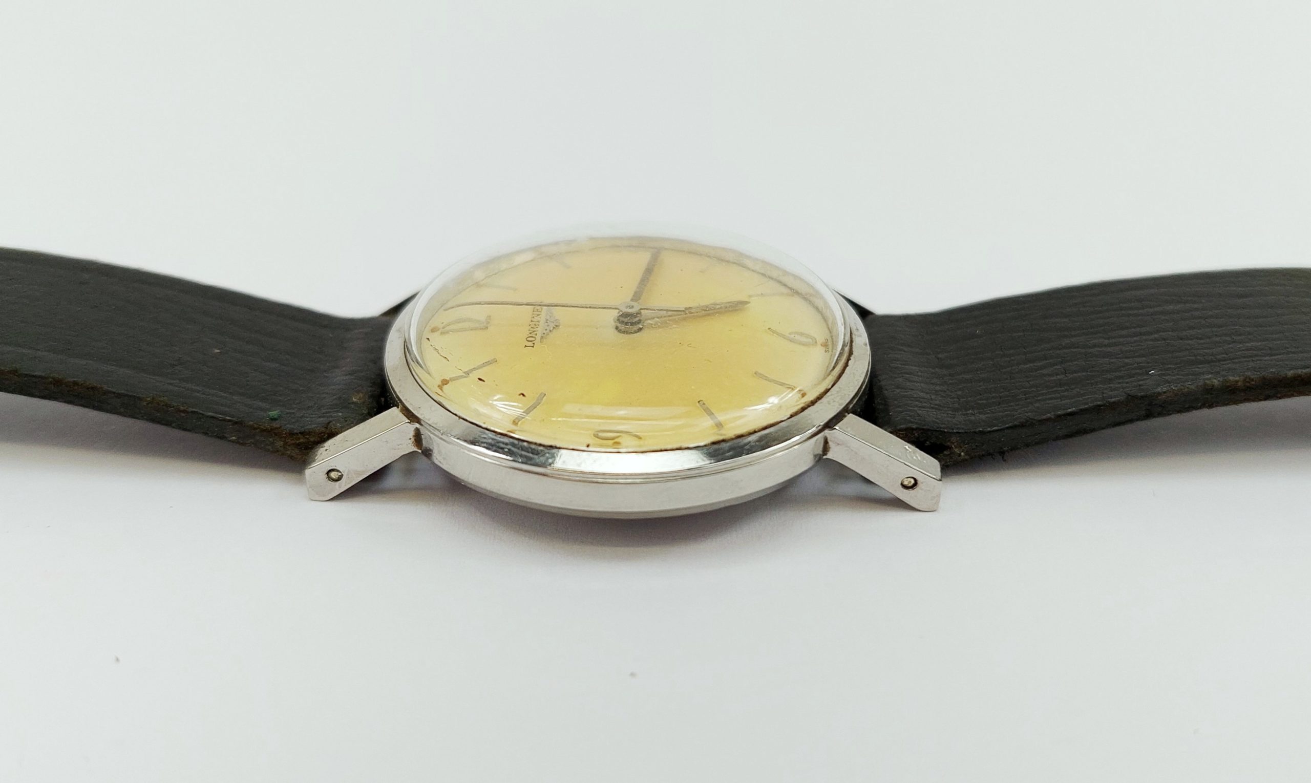 c1950’s Gents Stainless Steel Longines 19.5S Manual Wristwatch - Image 3