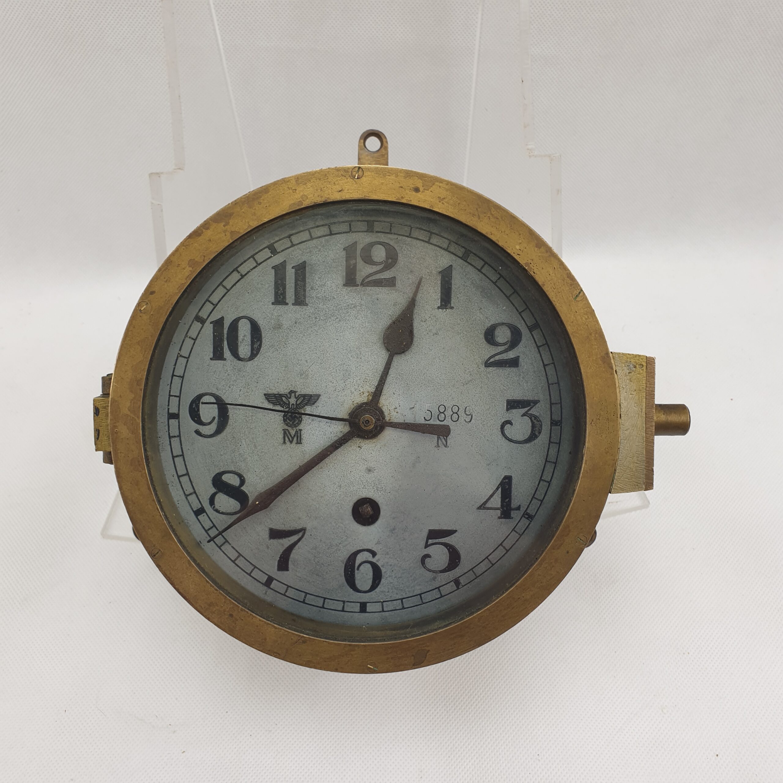 WW2 German Kriegsmarine North Sea Ships Or U-Boat Bulkhead Clock