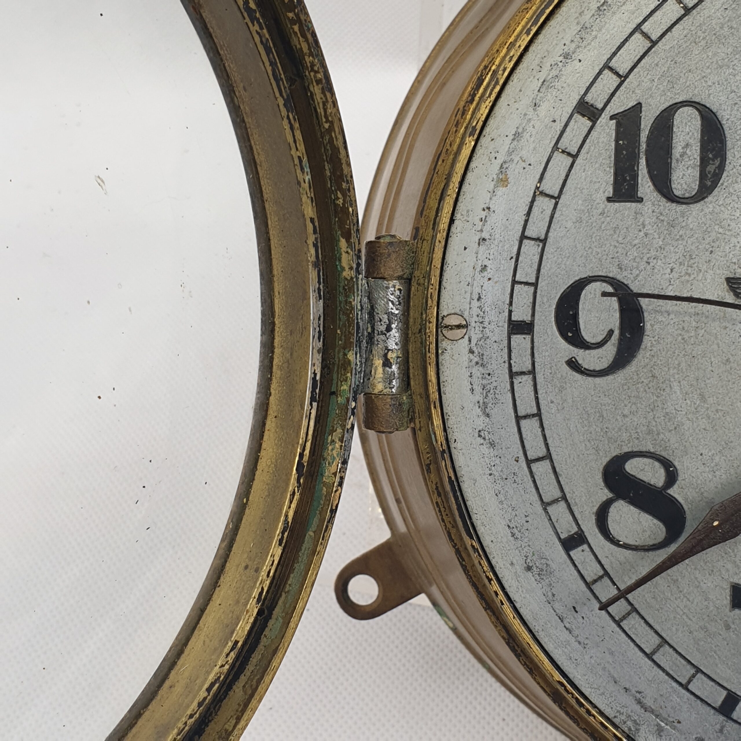 WW2 German Kriegsmarine North Sea Ships Or U-Boat Bulkhead Clock - Image 4