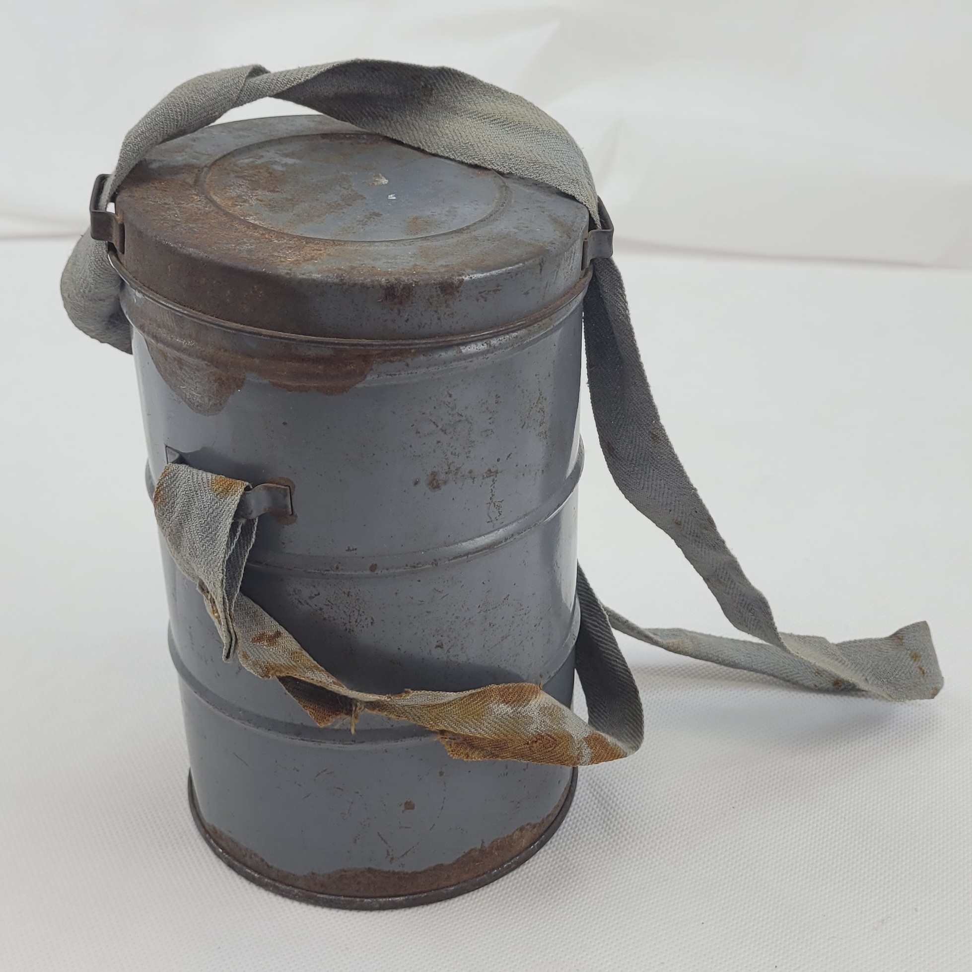 WW2 Phoney War Rare Belgium EV 639 Gas Mask - Image 4
