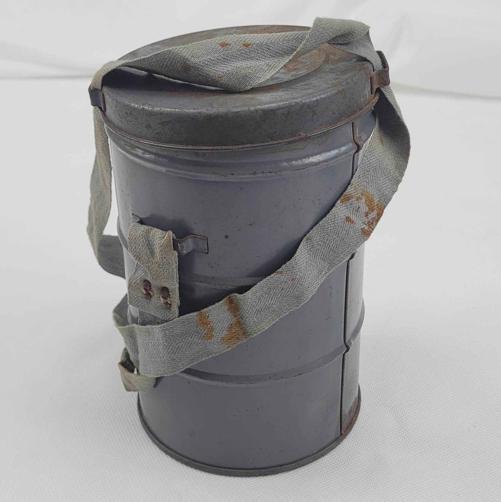 WW2 Phoney War Rare Belgium EV 639 Gas Mask - Image 3