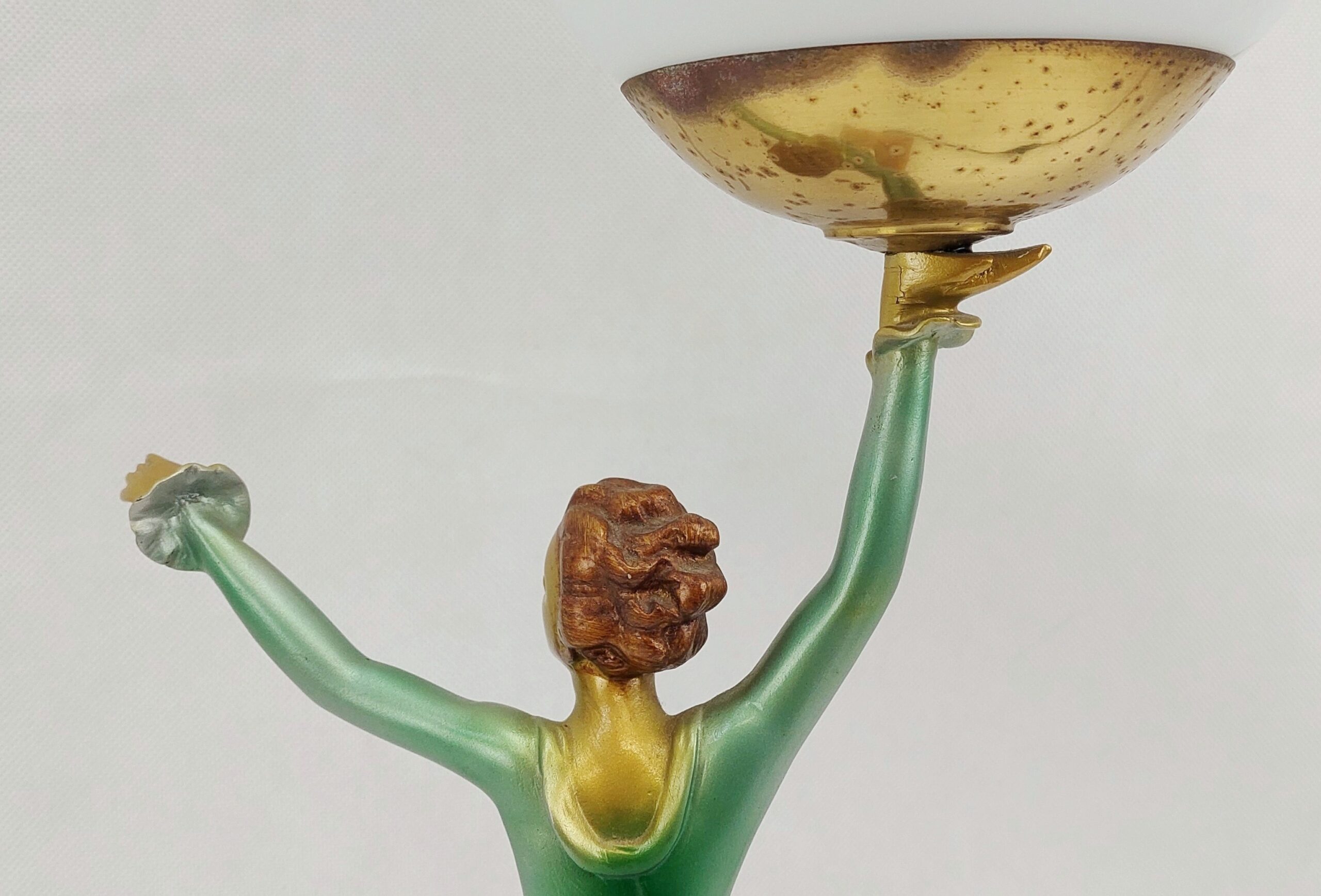 1930's Art Deco Dancing Lady Table Lamp - Image 5