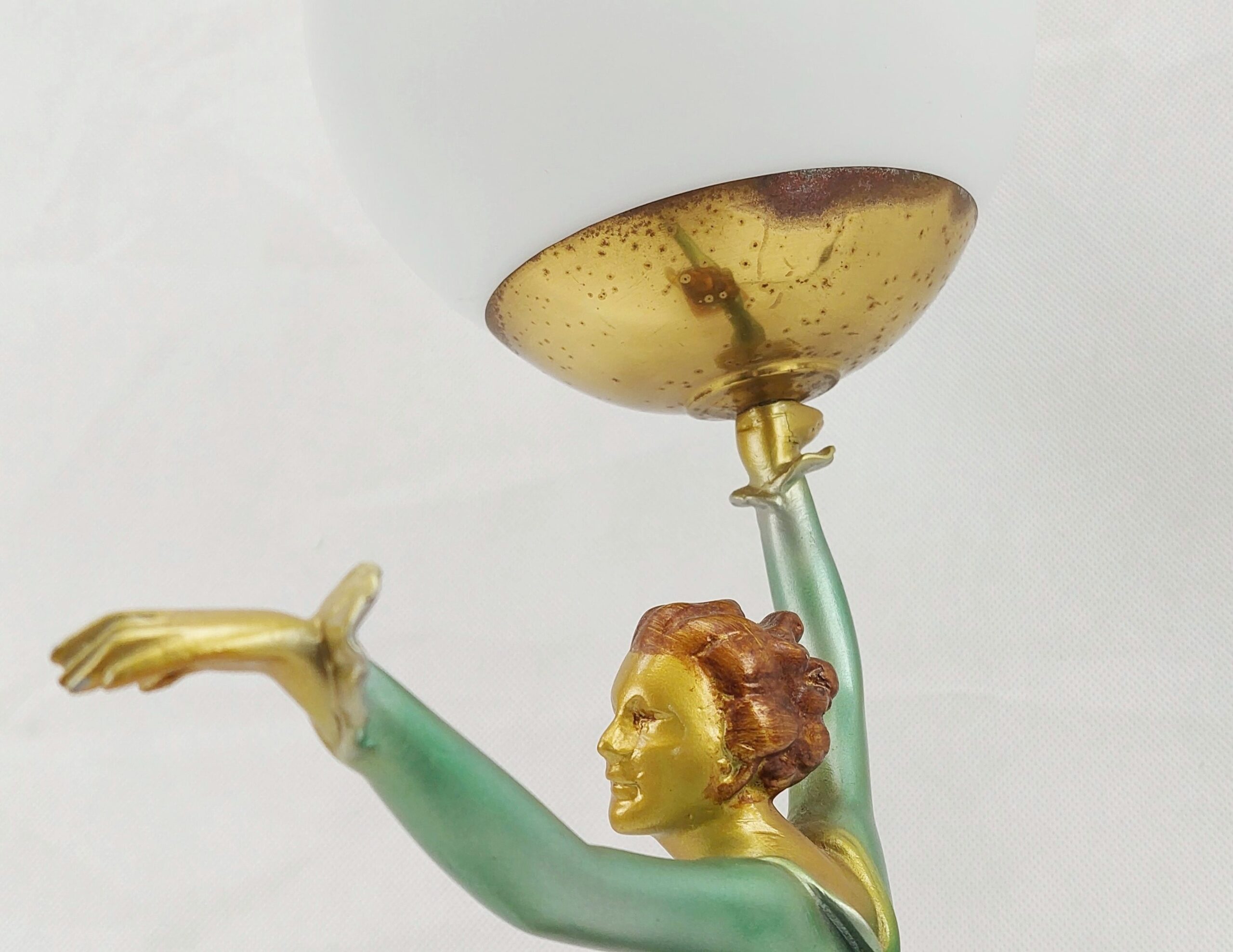 1930's Art Deco Dancing Lady Table Lamp - Image 7