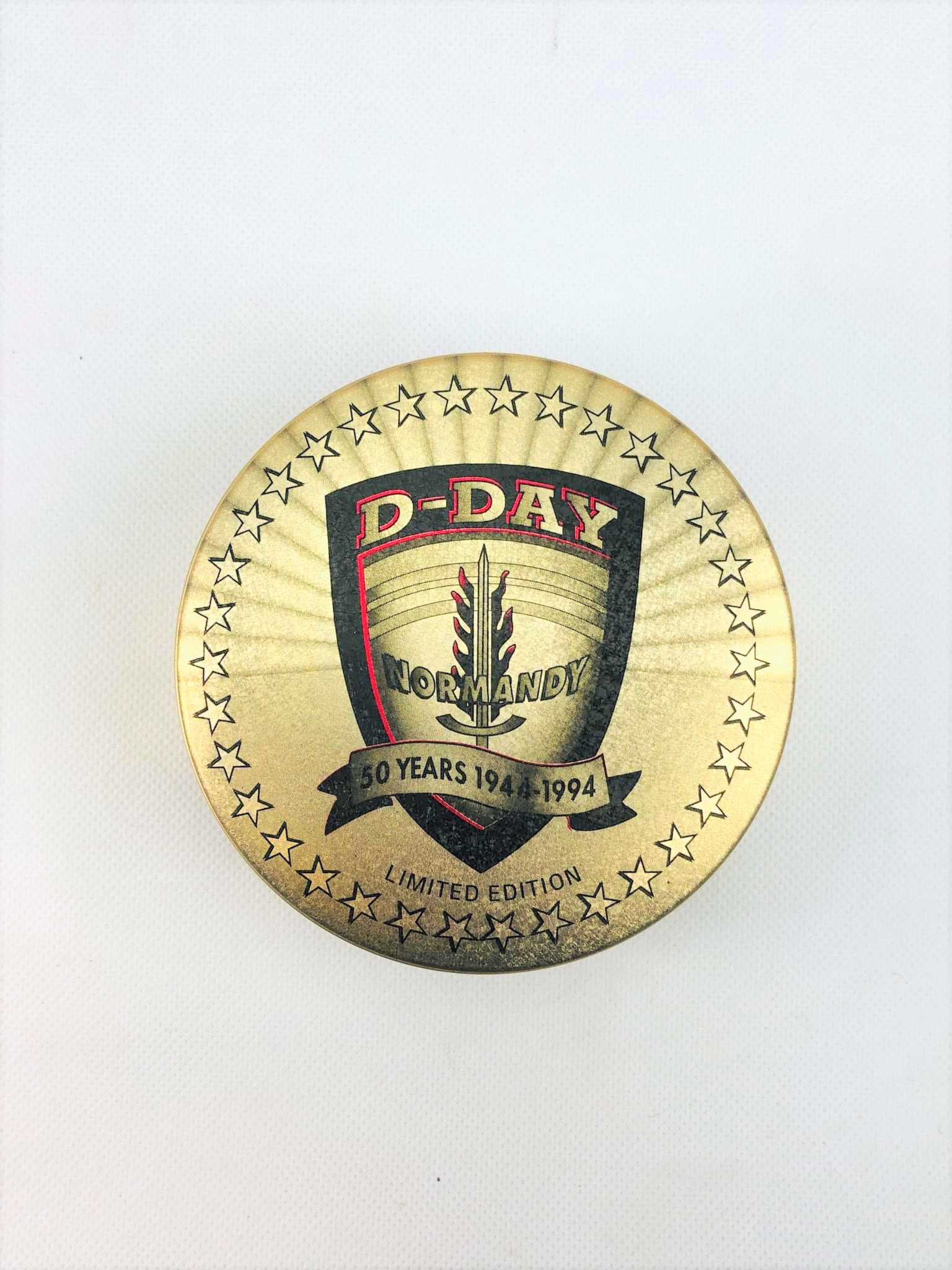 D Day 50th Anniversary Zippo Lighter In Tin - Image 3