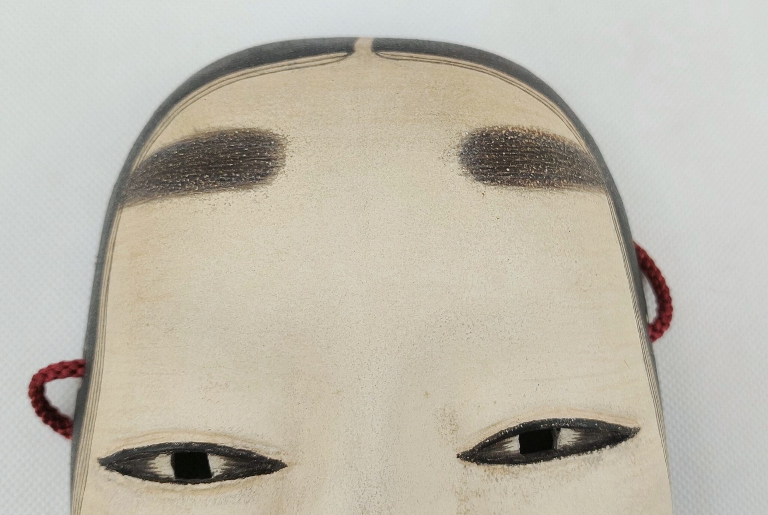 Hand Carved Wooden Japanese Noh Mask - Image 2