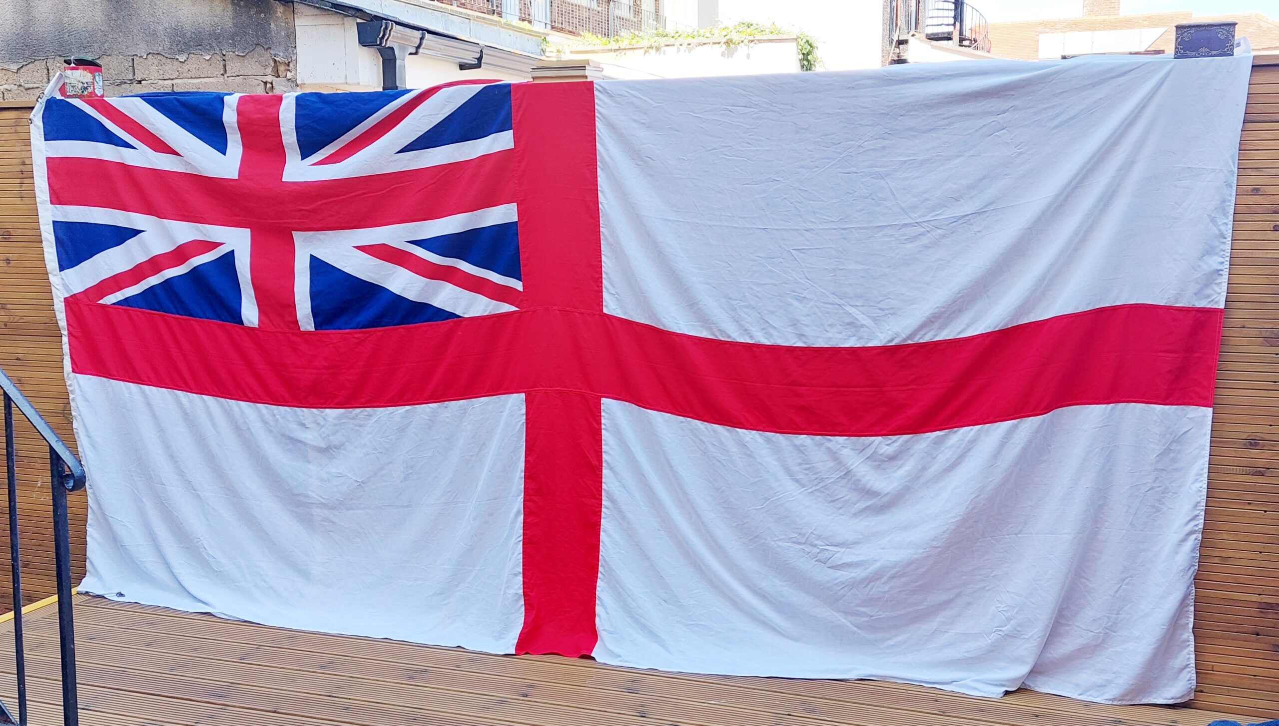 Large Royal Navy White Ensign Flag