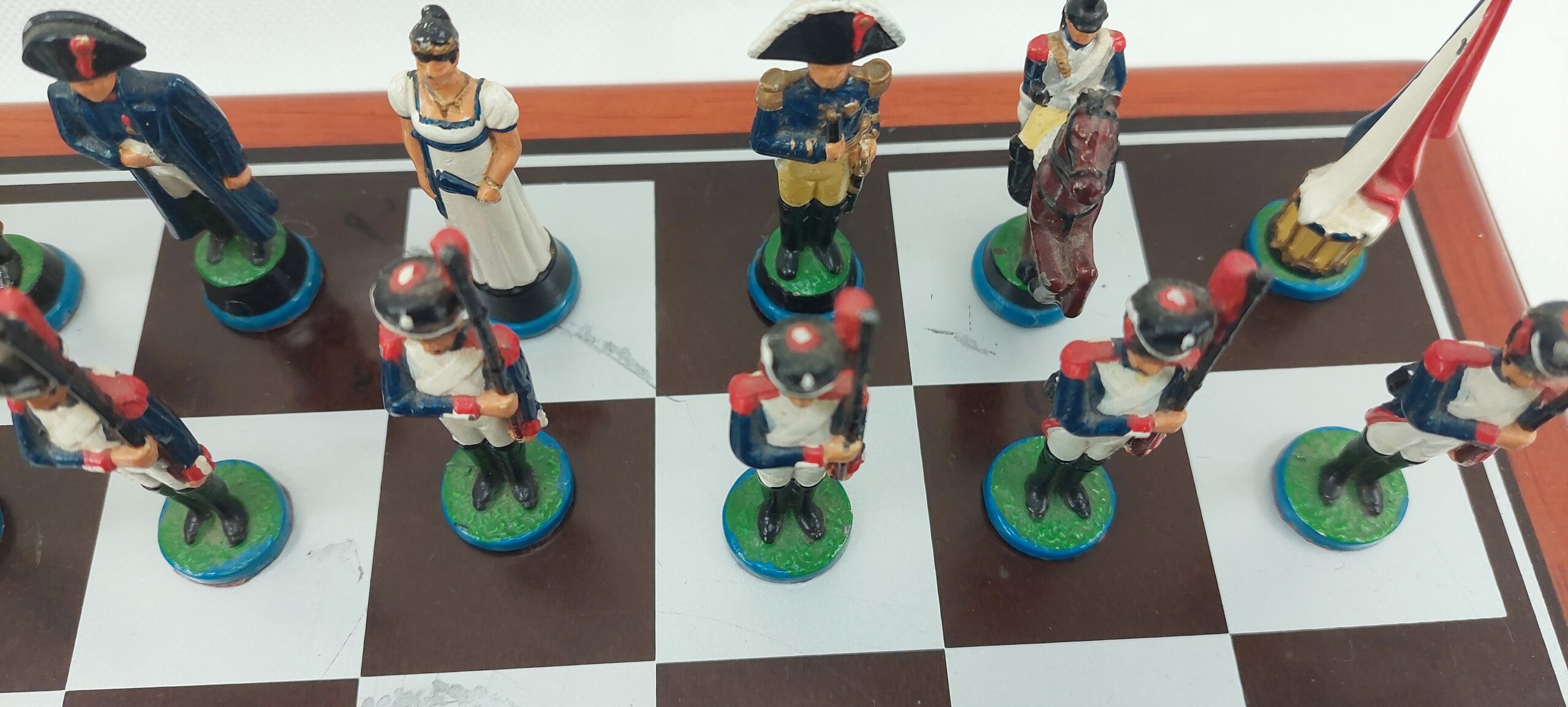 Hand Painted Metal Soldiers Battle of Waterloo Chess Set - Image 10