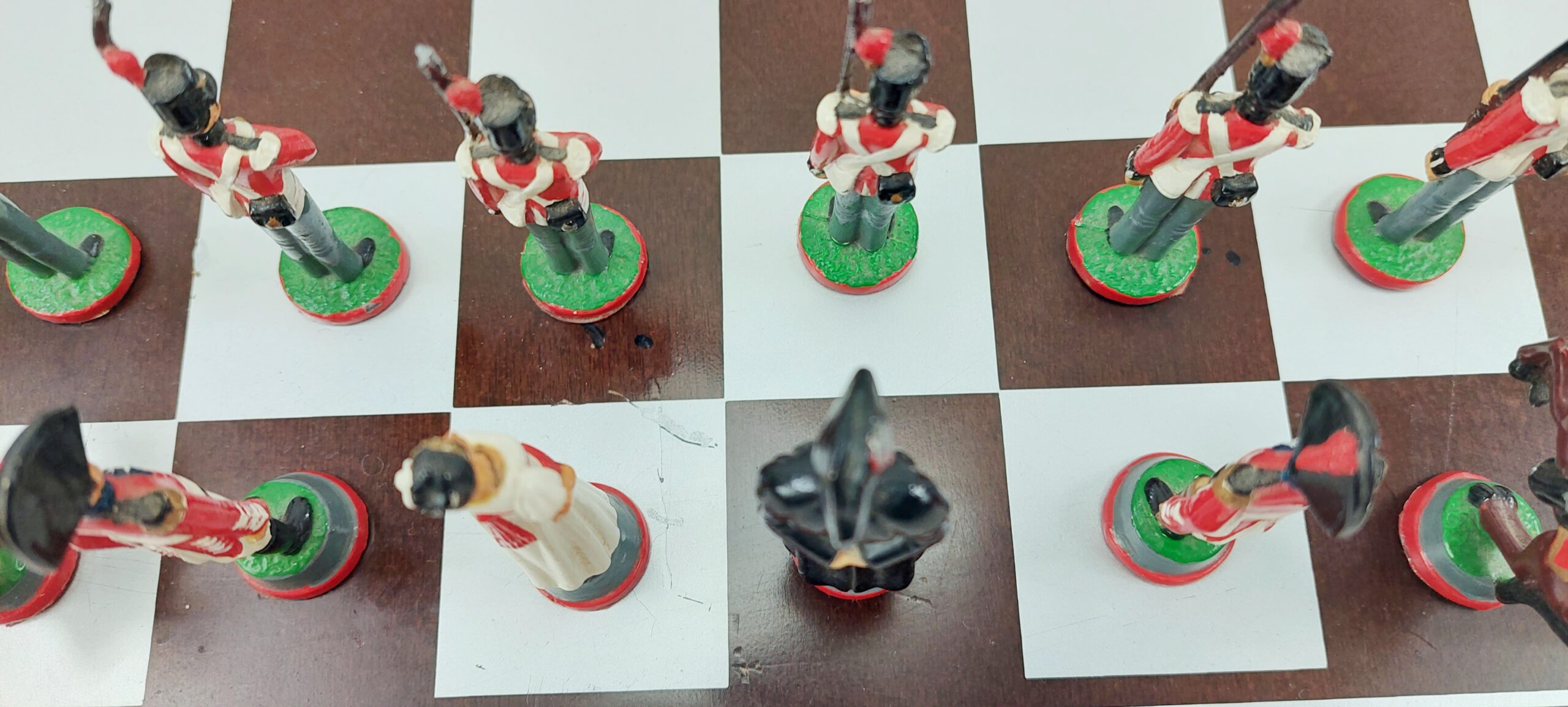 Hand Painted Metal Soldiers Battle of Waterloo Chess Set - Image 11