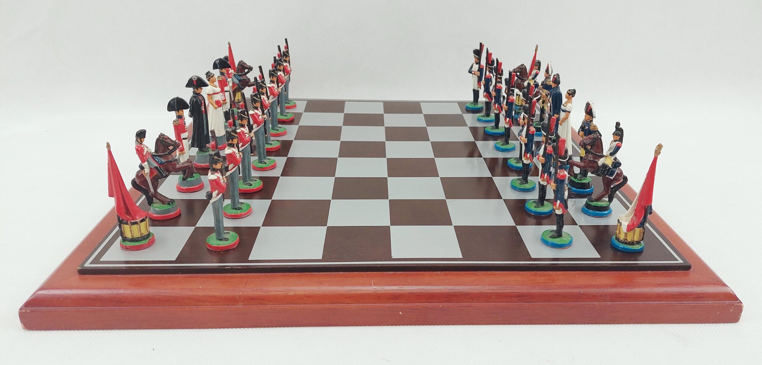 Hand Painted Metal Soldiers Battle of Waterloo Chess Set - Image 12