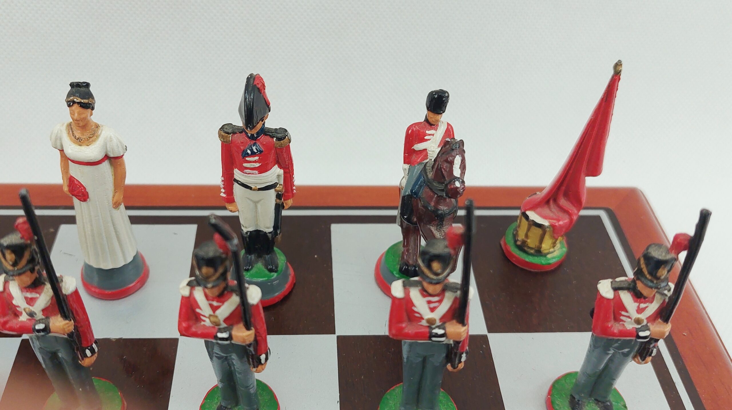 Hand Painted Metal Soldiers Battle of Waterloo Chess Set - Image 4