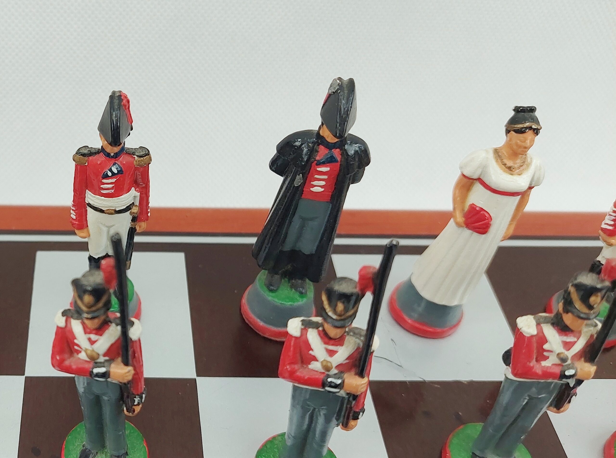 Hand Painted Metal Soldiers Battle of Waterloo Chess Set - Image 5