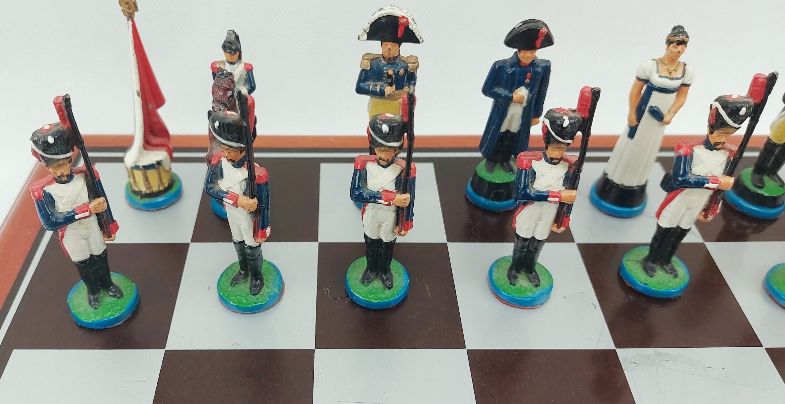 Hand Painted Metal Soldiers Battle of Waterloo Chess Set - Image 6