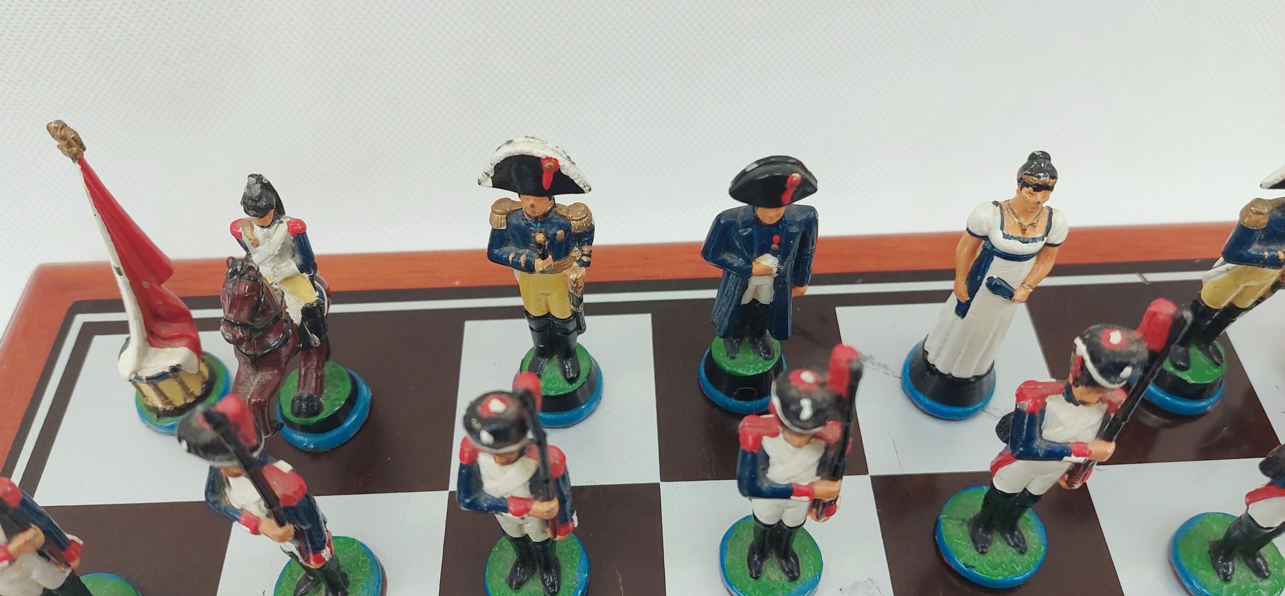 Hand Painted Metal Soldiers Battle of Waterloo Chess Set - Image 7
