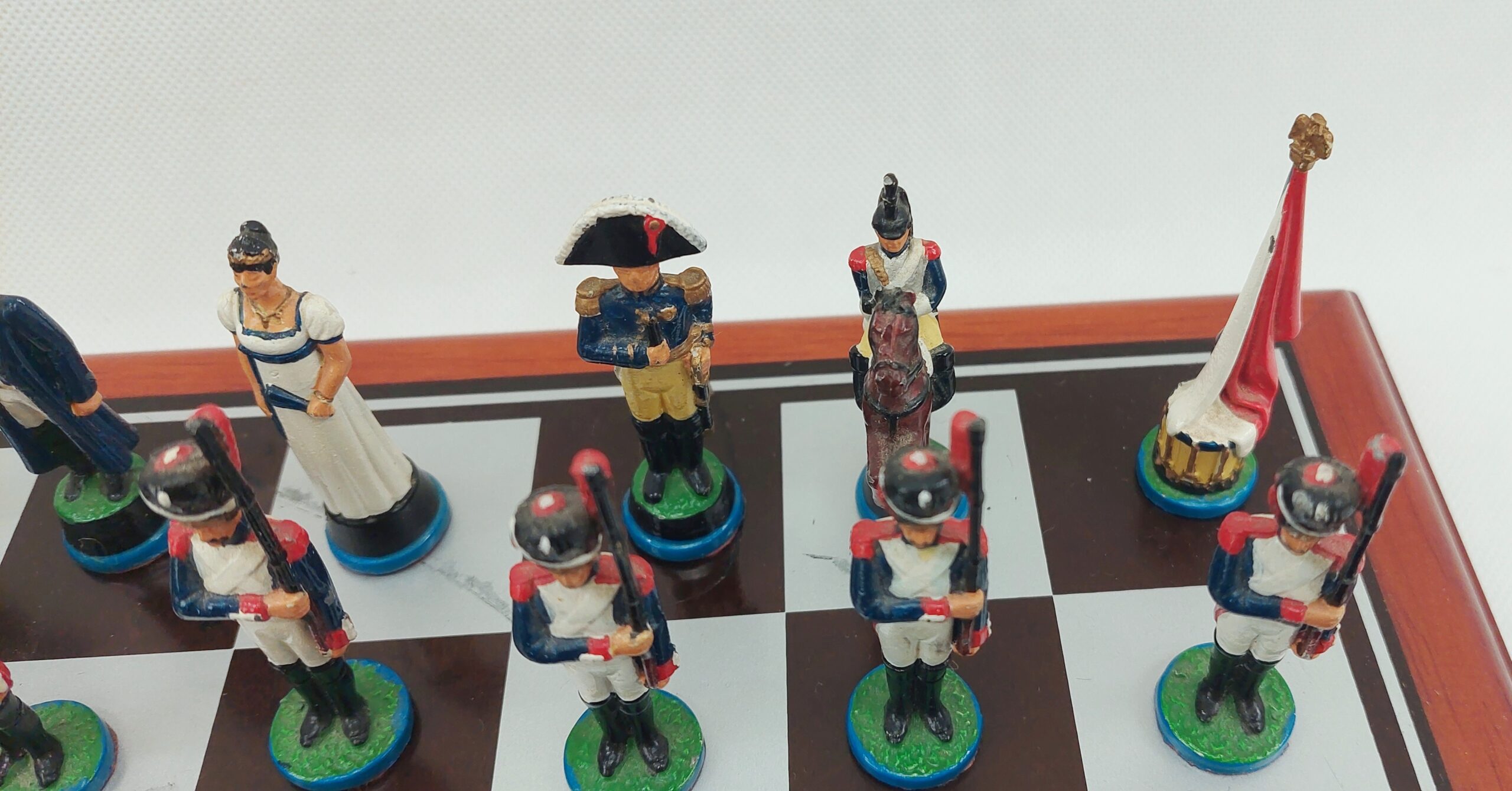 Hand Painted Metal Soldiers Battle of Waterloo Chess Set - Image 8