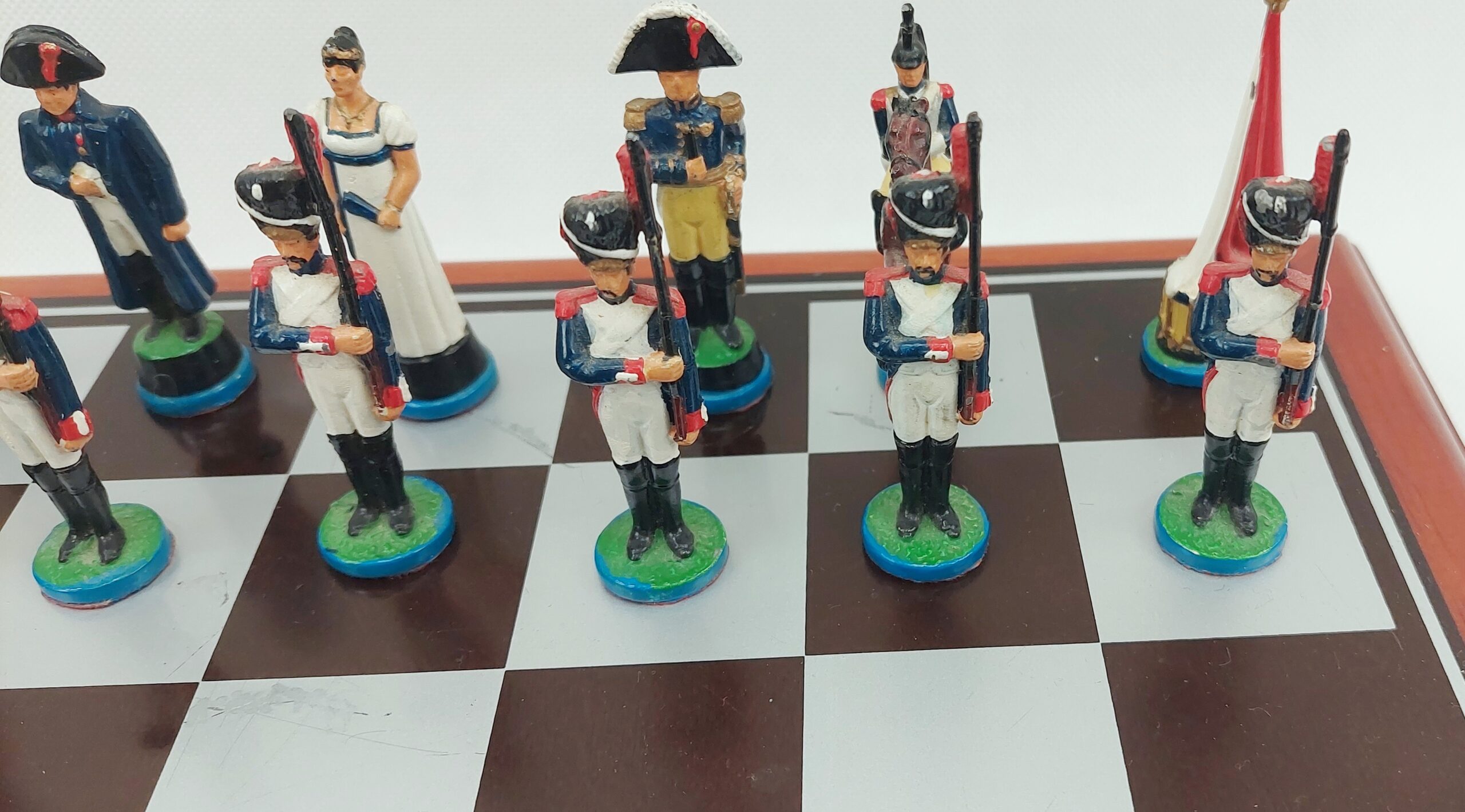 Hand Painted Metal Soldiers Battle of Waterloo Chess Set - Image 9