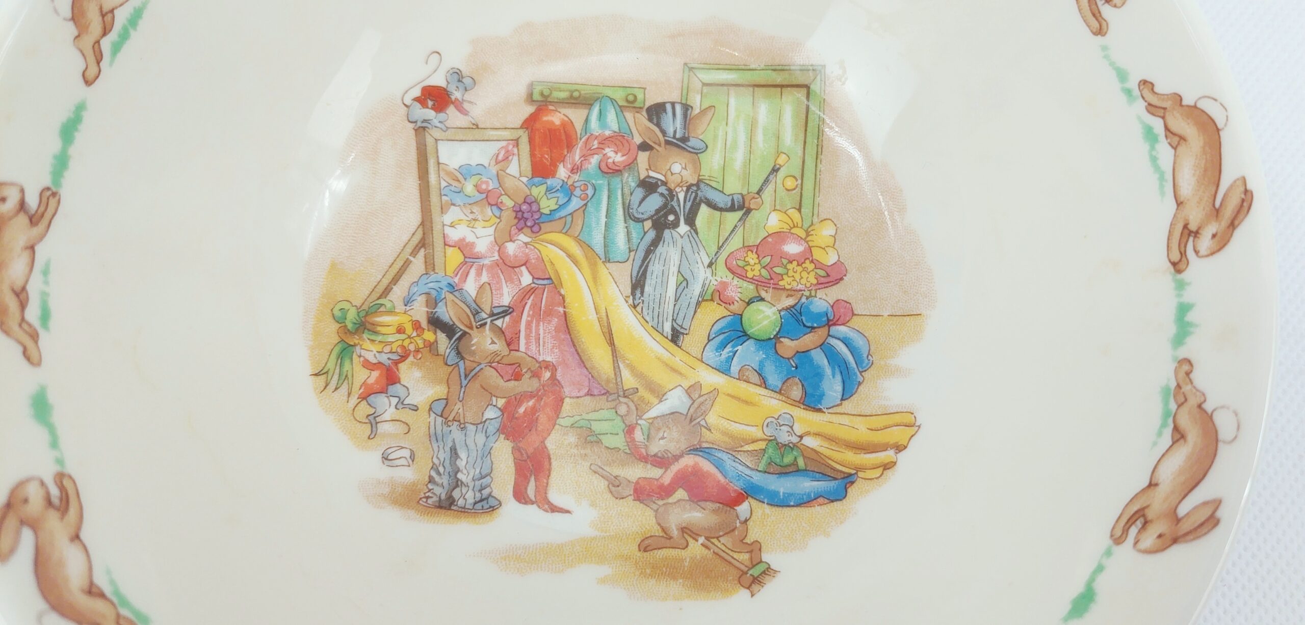 c1936 Royal Doulton Bunnykins Bowl - Image 2