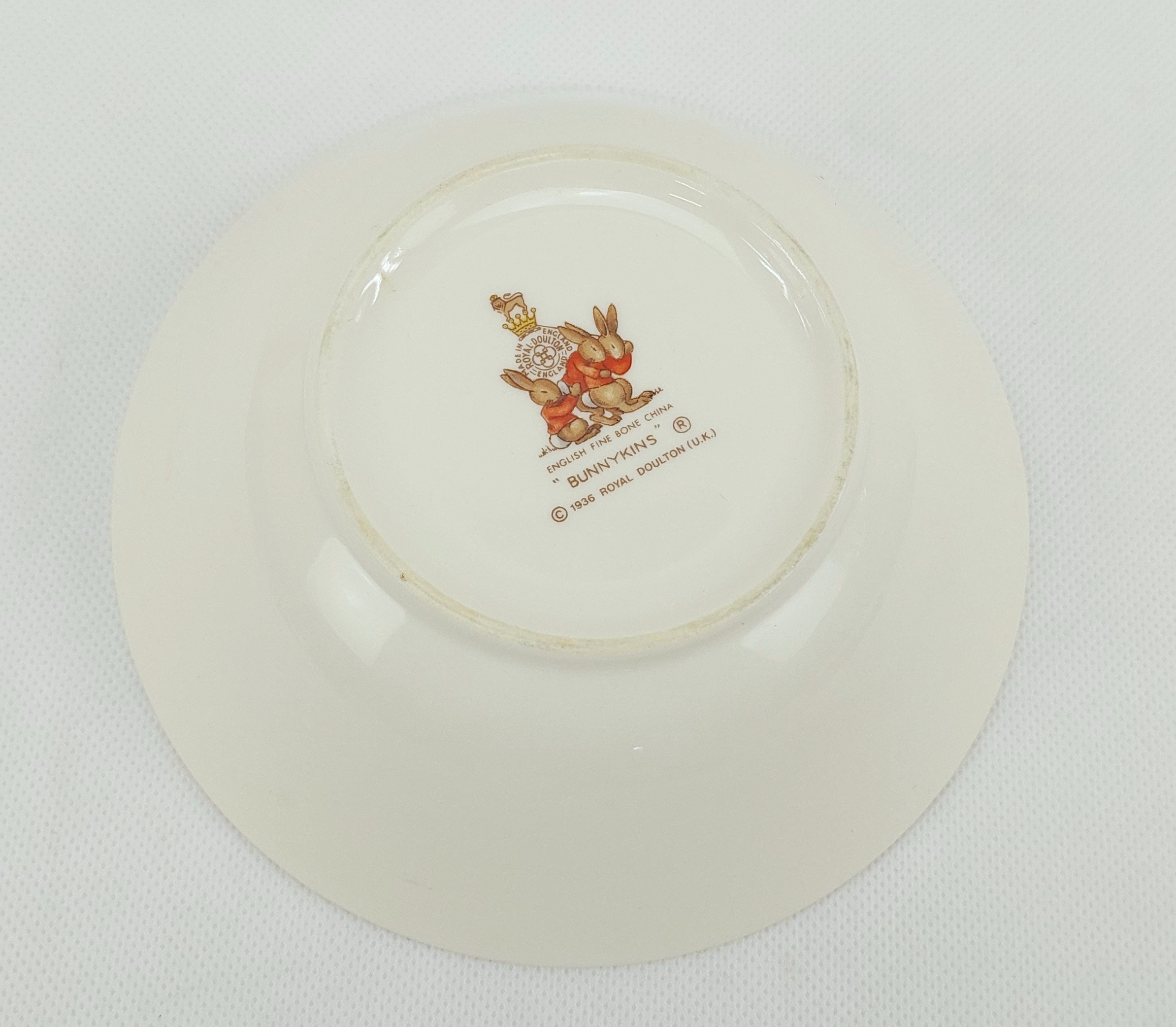 c1936 Royal Doulton Bunnykins Bowl - Image 5