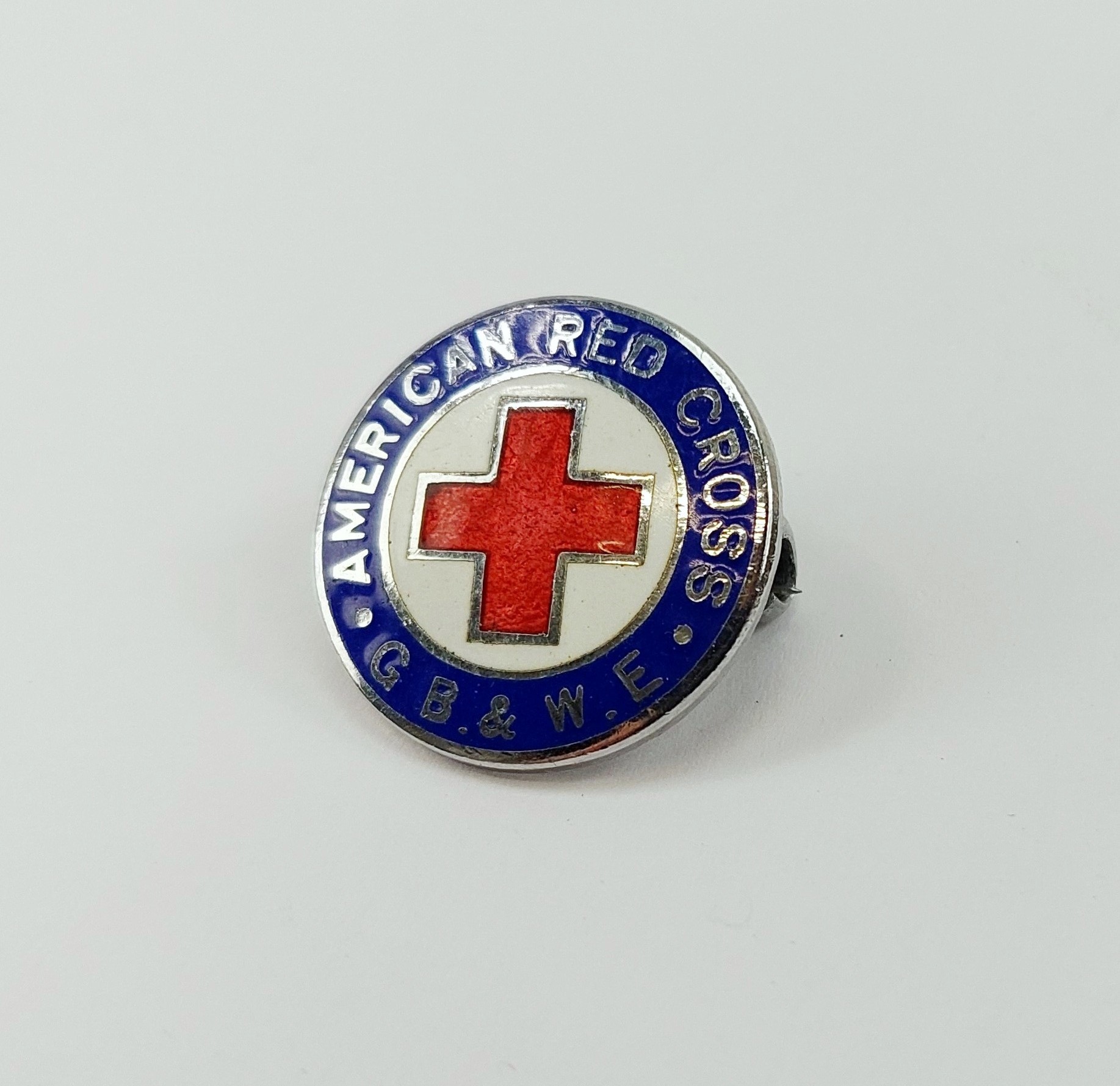 WW2 American Red Cross Great Britain & Western Europe Enamel Badge