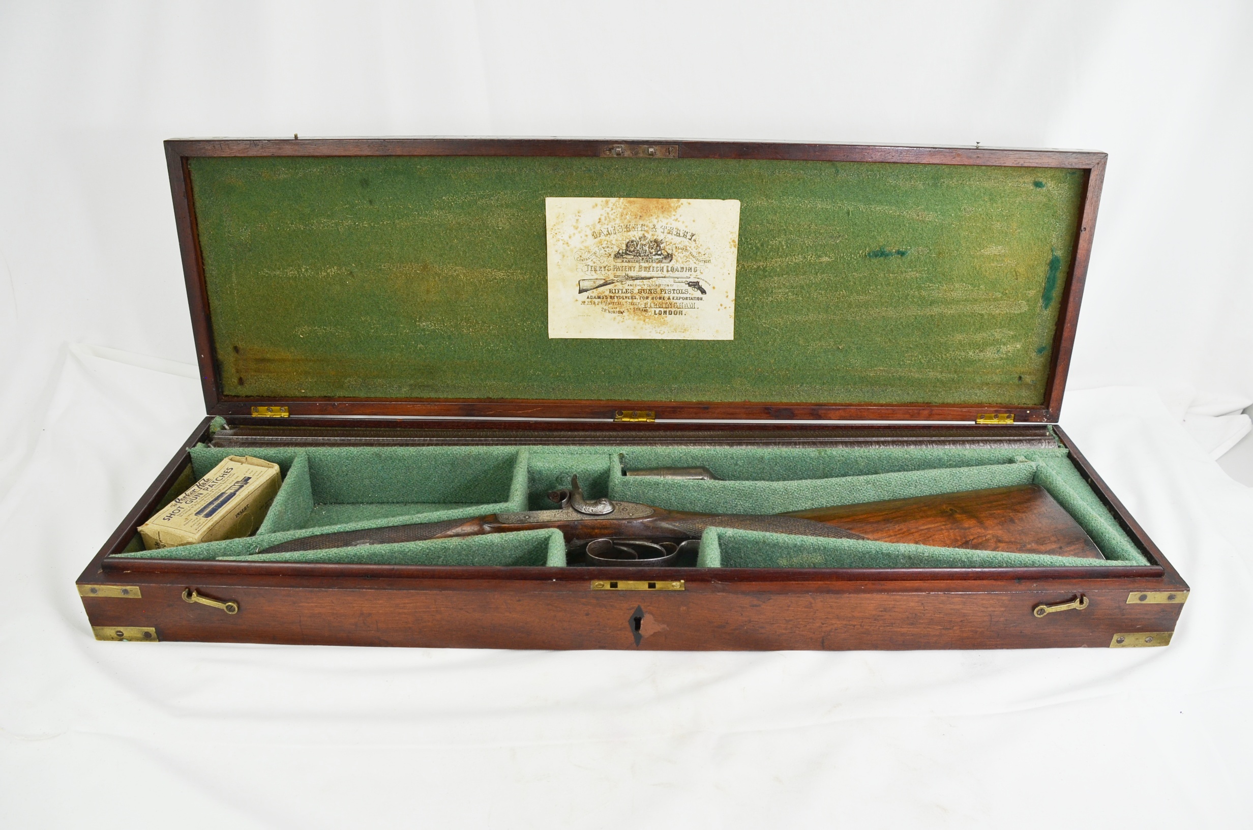 12-Bore Double-Barrel Shotgun by Calisher and Terry