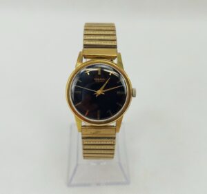 Gents Gold Plated Consul Manual Wind Wristwatch