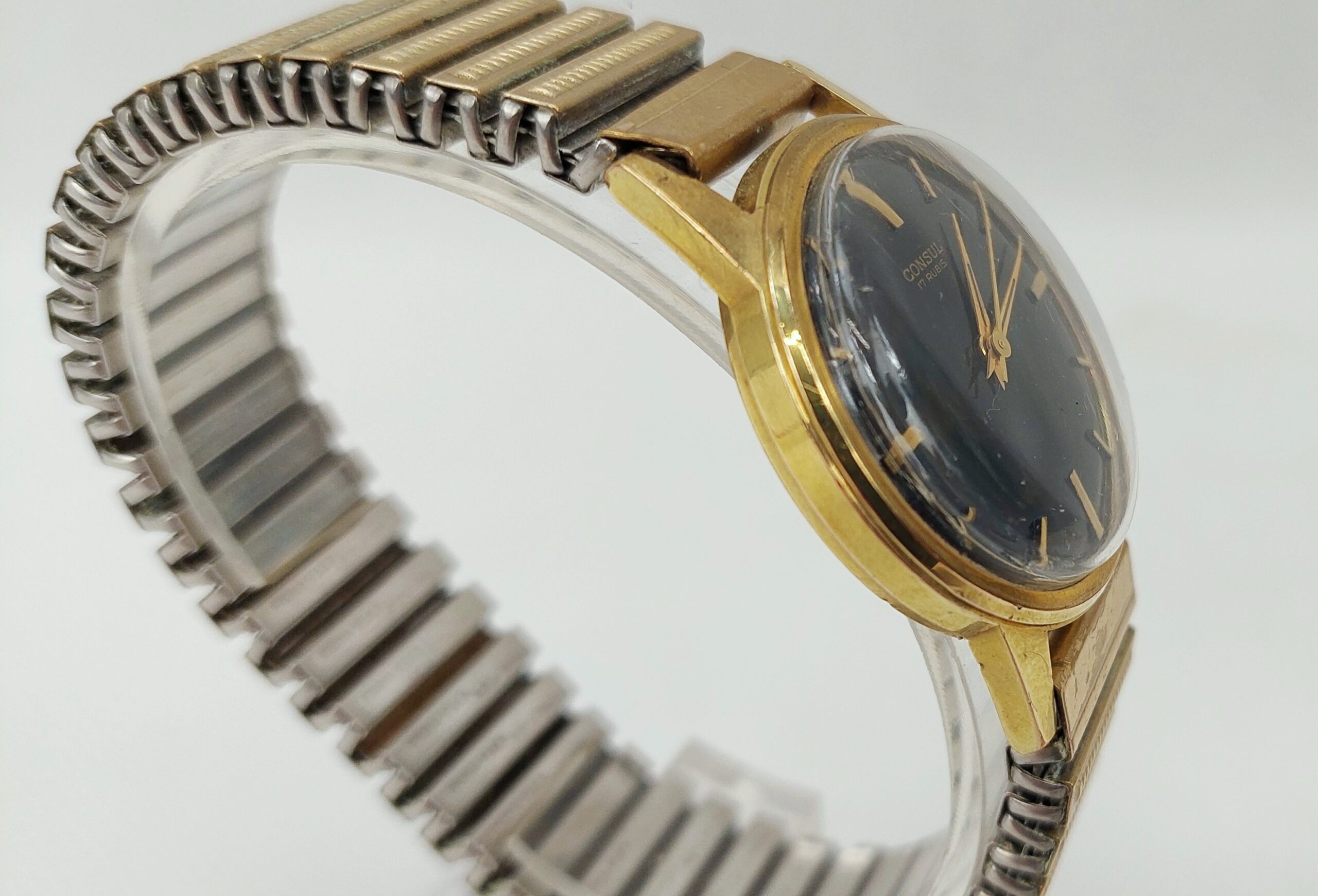 Gents Gold Plated Consul Manual Wind Wristwatch - Image 4