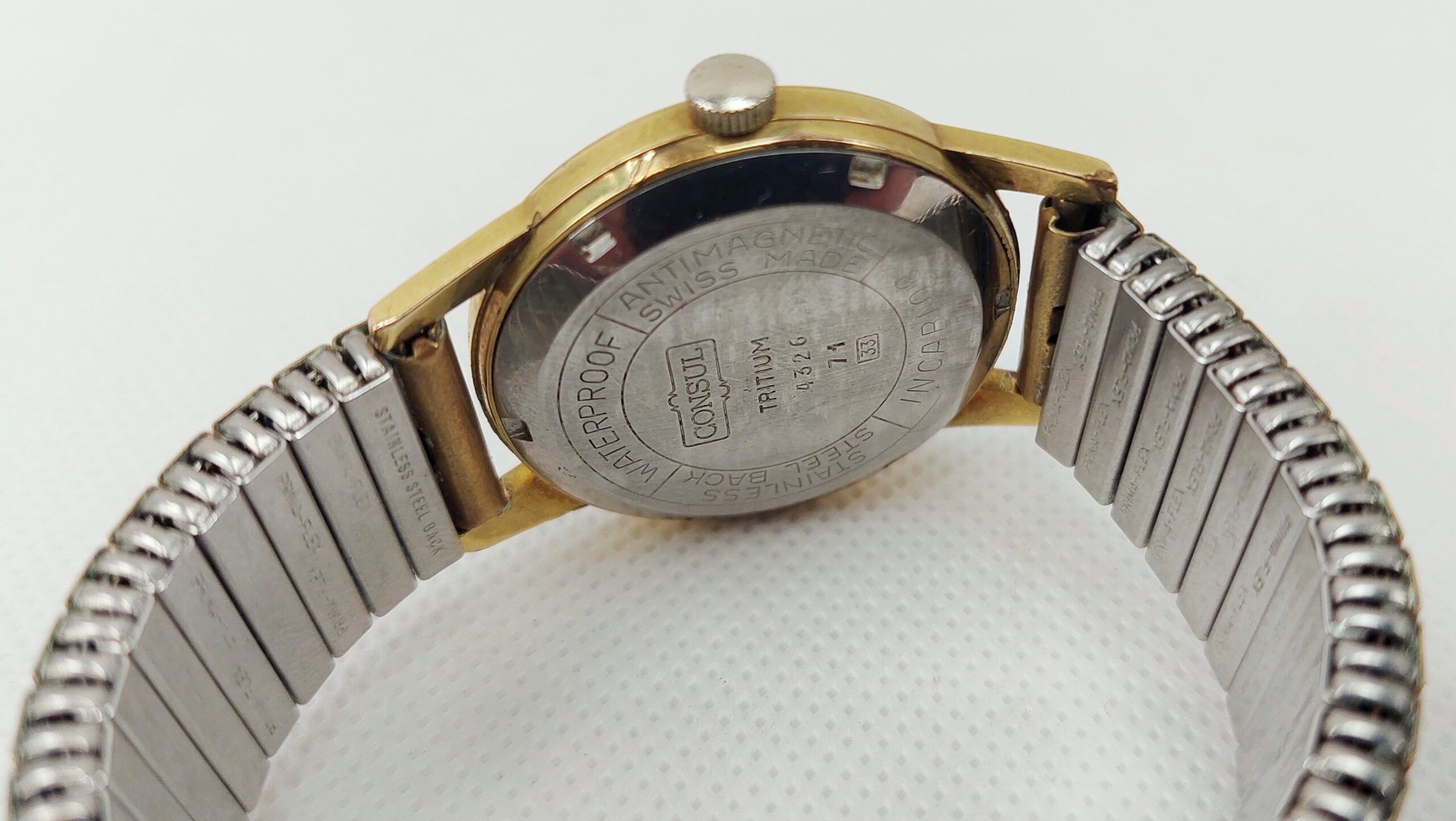 Gents Gold Plated Consul Manual Wind Wristwatch - Image 6