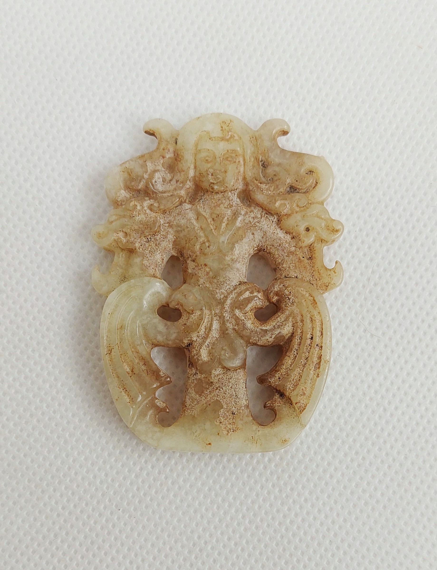 Chinese Nephrite Jade Carving Of A Dancer
