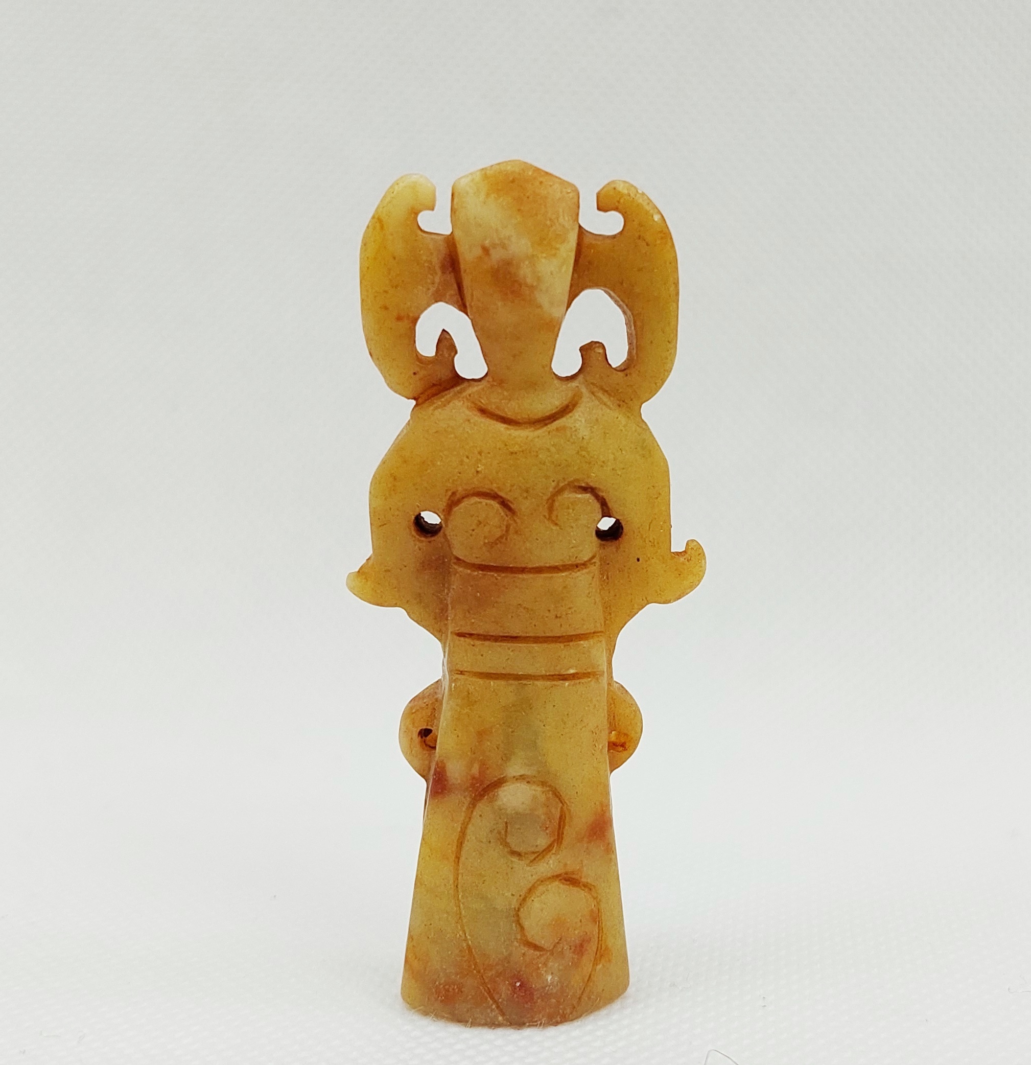 Chinese Nephrite Jade Pendant Of A Goddess - Image 5