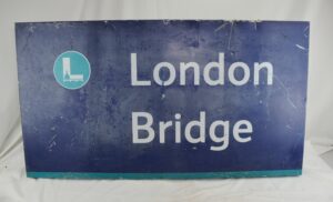 London Bridge Mainline Station Sign