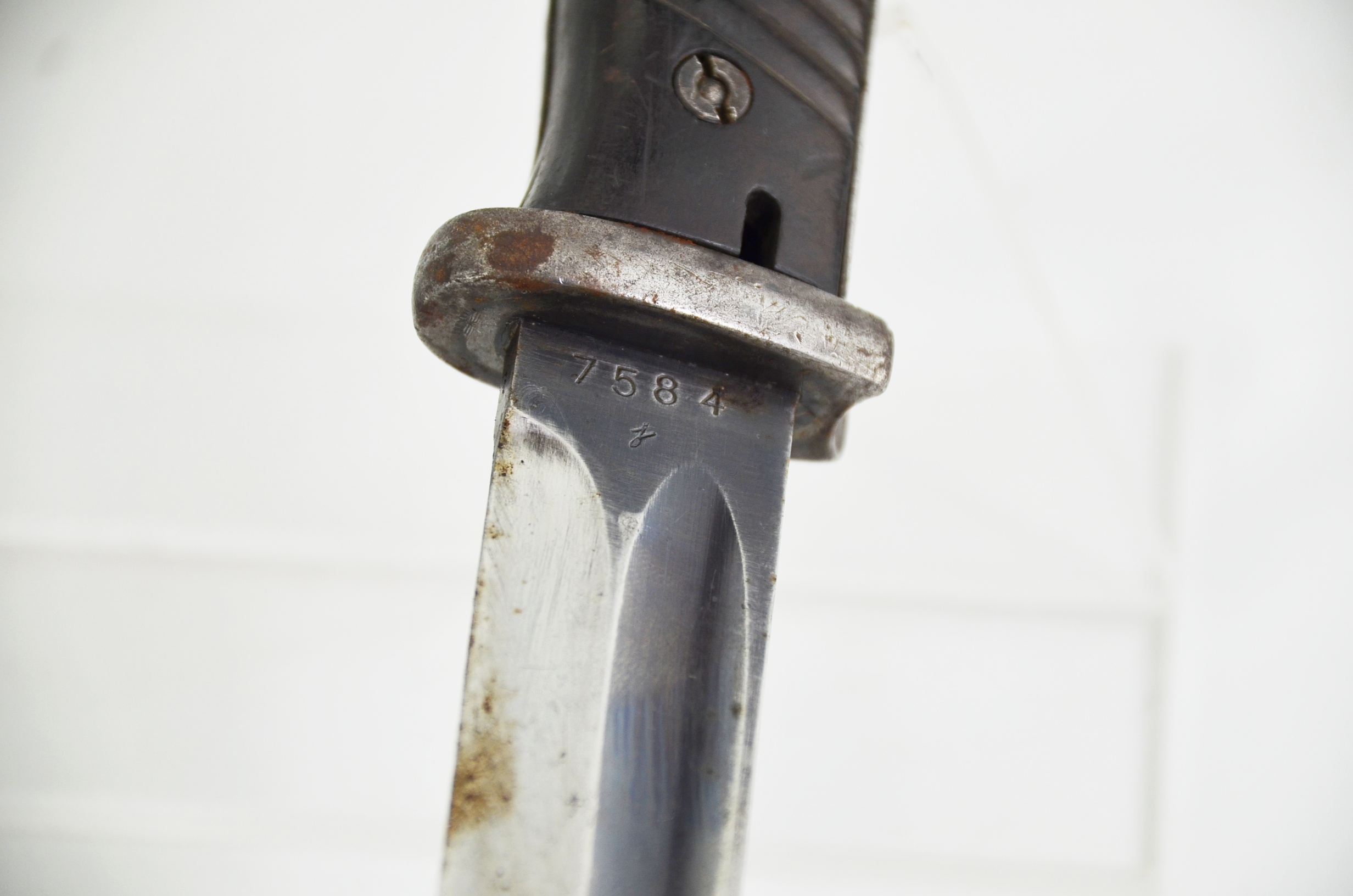 Genuine WW2 German K98 Bayonet with Original Scabbard - Image 3