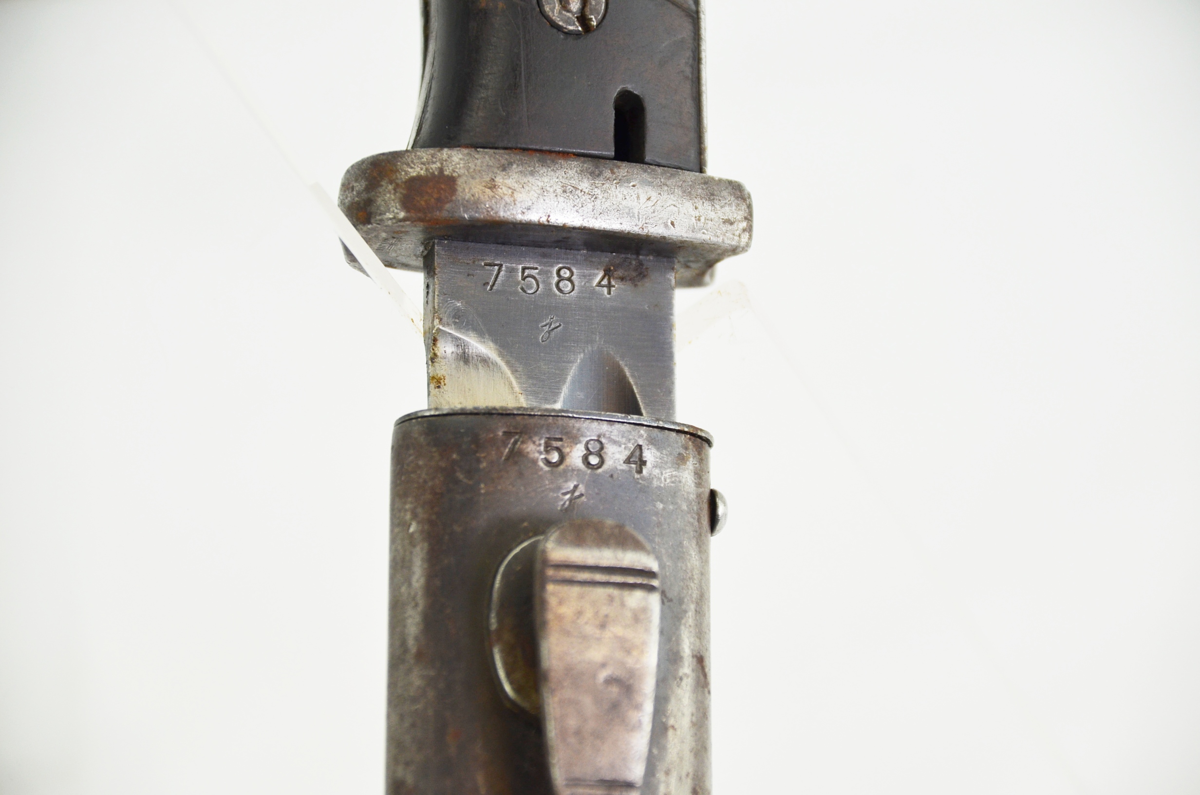 Genuine WW2 German K98 Bayonet with Original Scabbard - Image 6