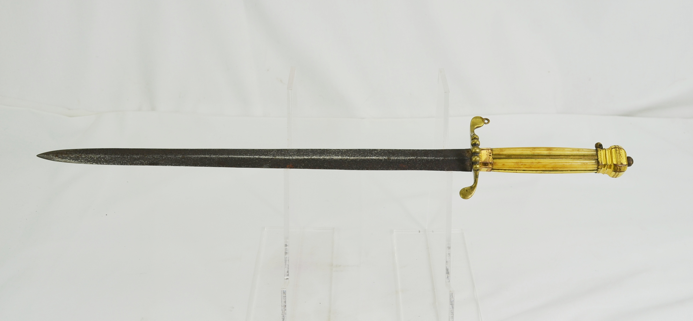 19th Century 5 Ball British Naval Officer’s Dirk