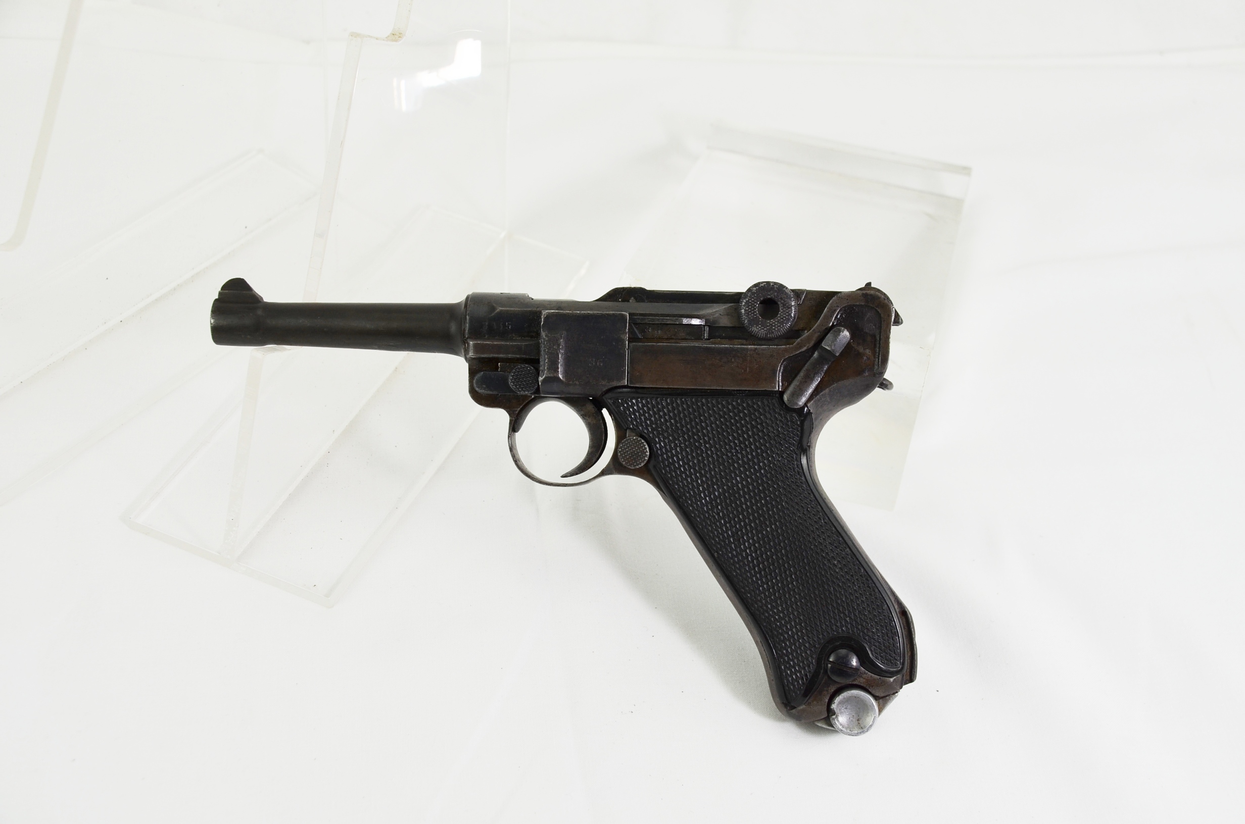 Original WW2 German P08 Luger Pistol dated 1939 - Deactivated