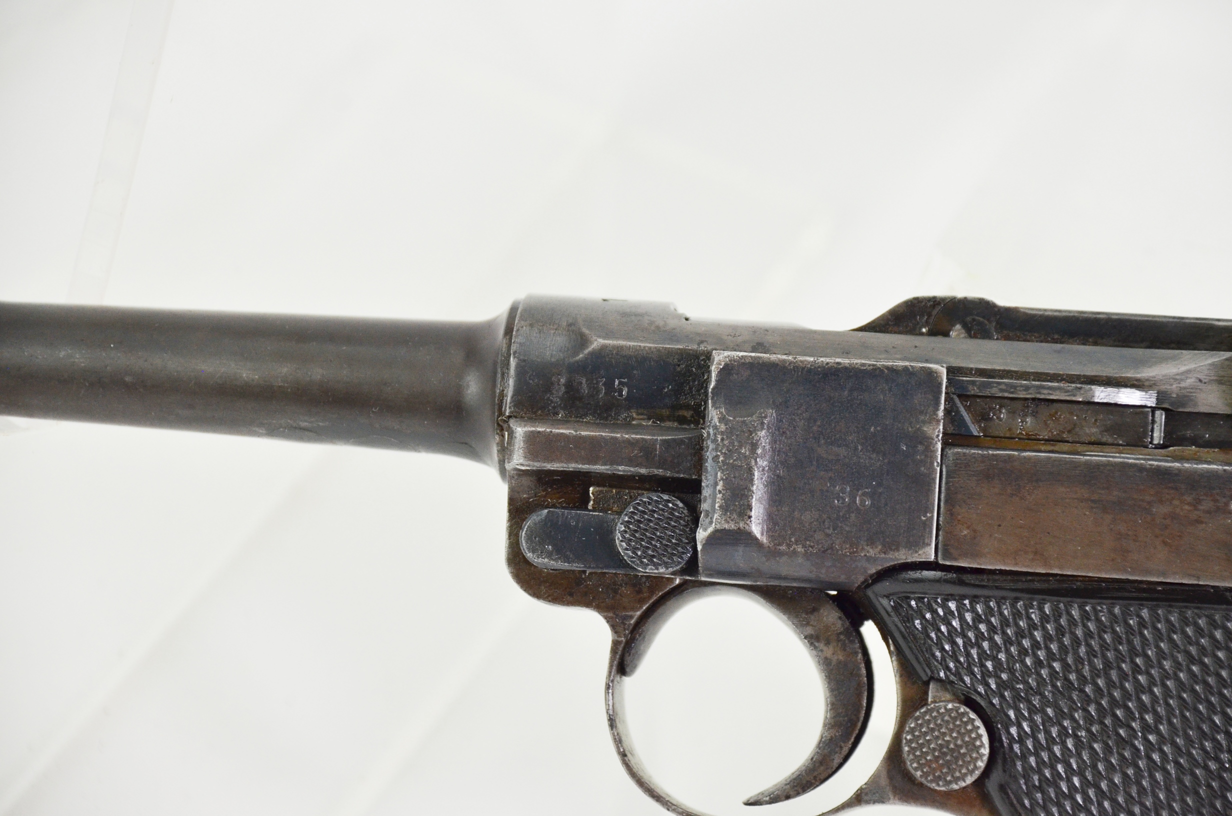Original WW2 German P08 Luger Pistol dated 1939 - Deactivated - Image 2