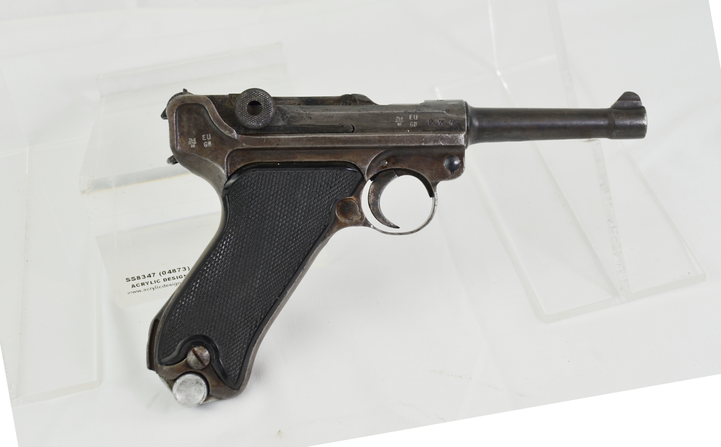 Original WW2 German P08 Luger Pistol dated 1939 - Deactivated - Image 7