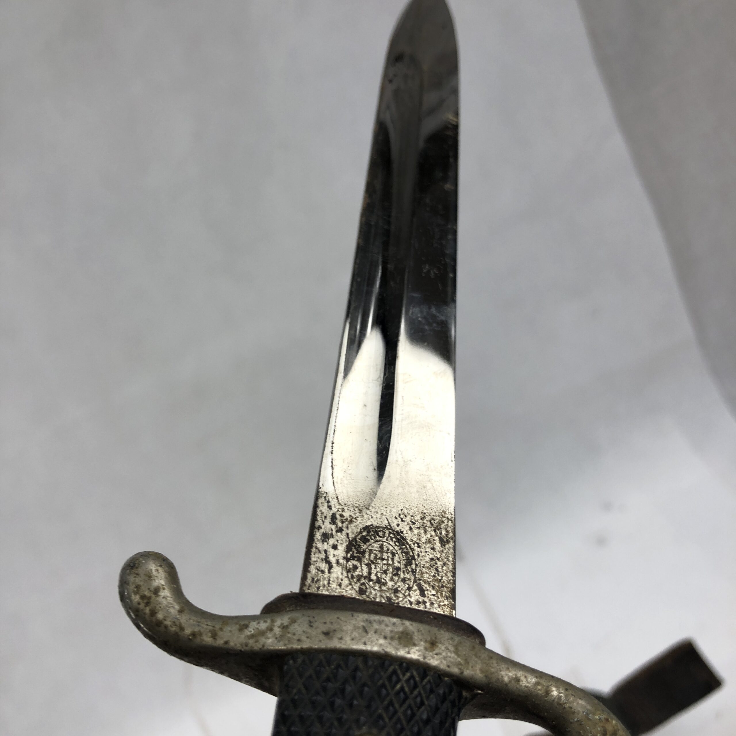 Untouched WW2 German Dress Bayonet By E & F Horster Of Solingen With Scabbard, Frog And Portepee - Image 4