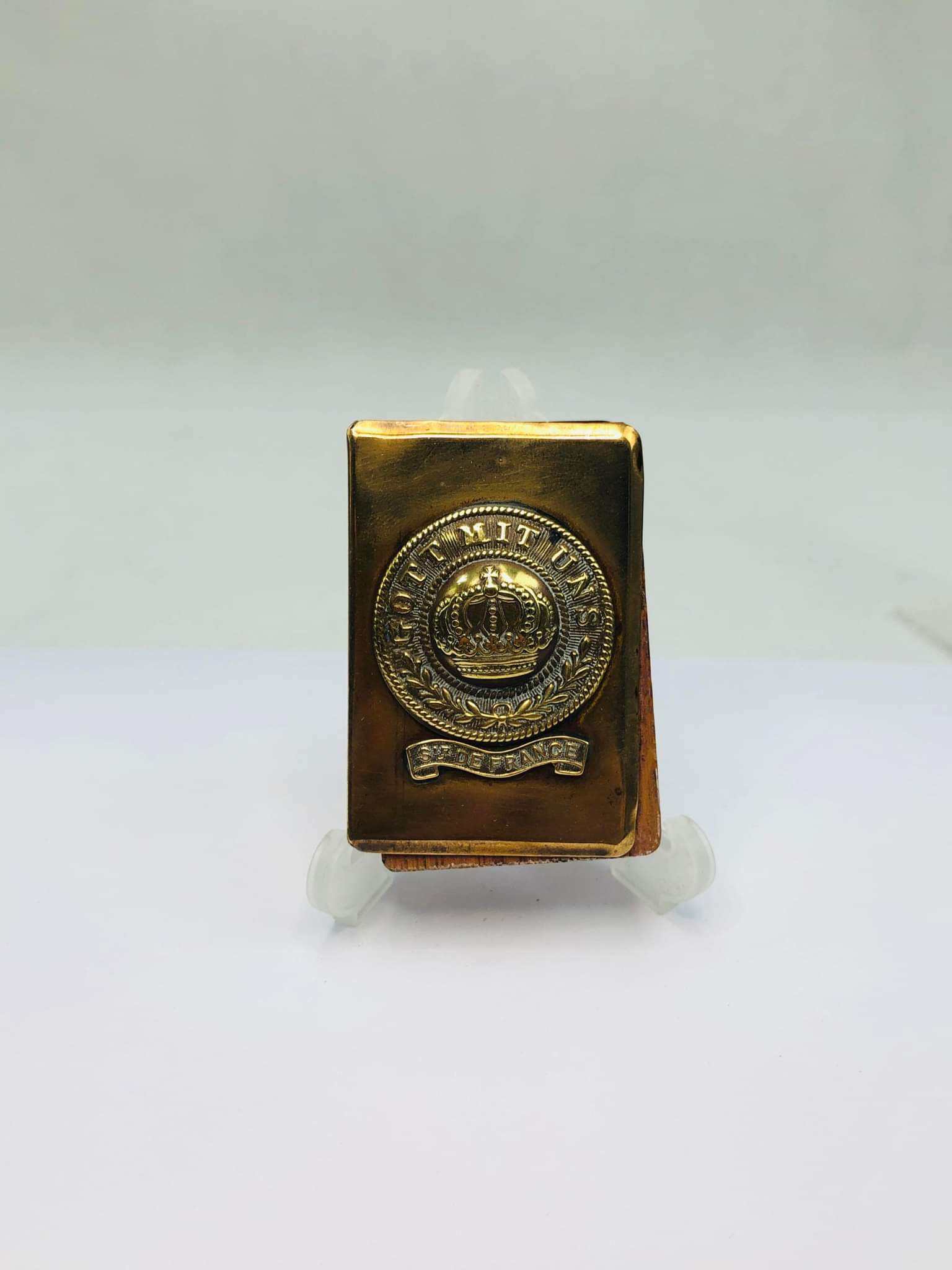 WW1 German Trench Art Matchbox Cover