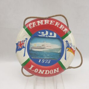 1975 P & O Canberra Cruise Liner Souvenir Life Ring