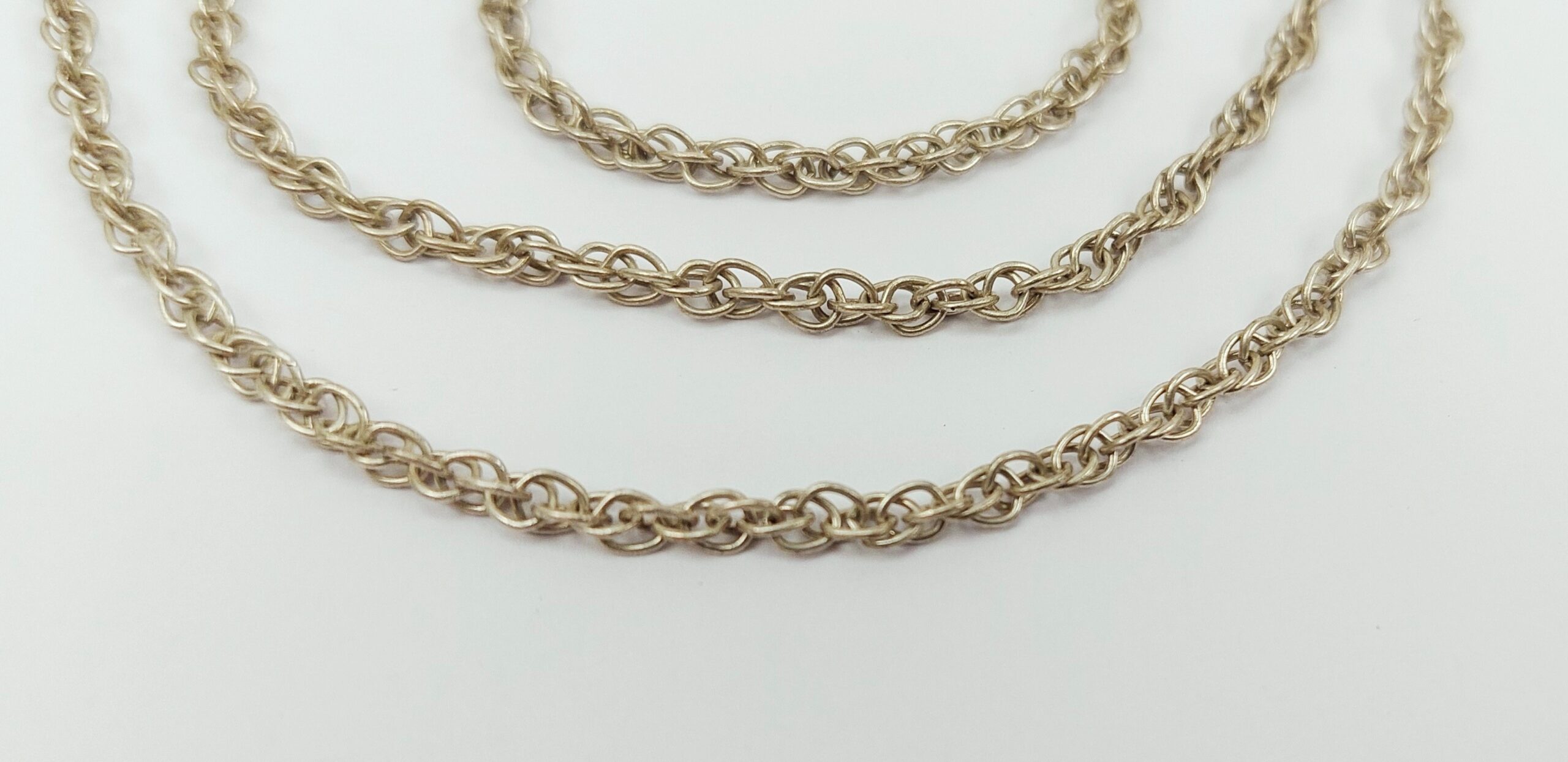 23 Inch Sterling Silver Necklace Chain - Image 4