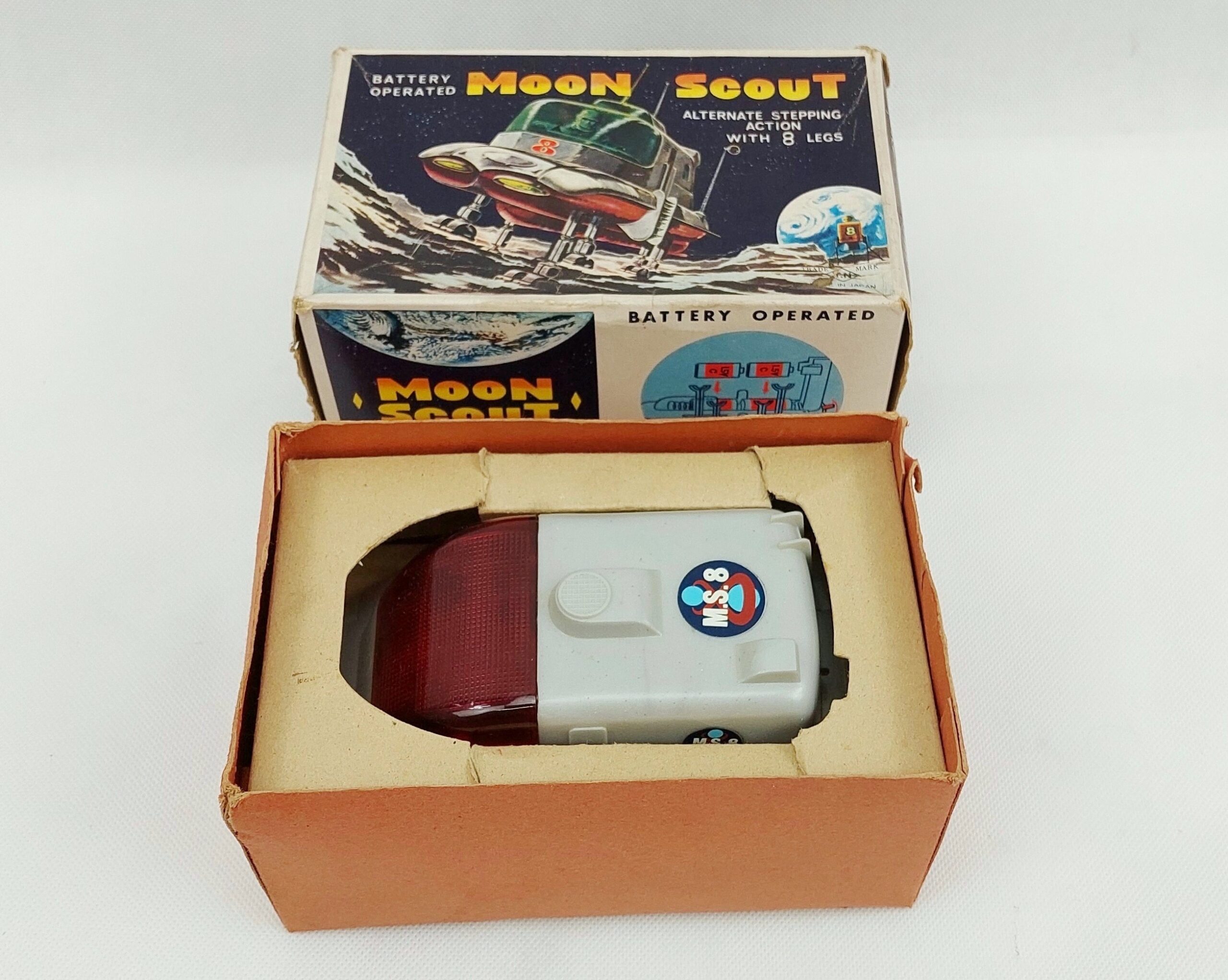 Boxed 1960s Battery Operated Moon Scout Toy - Image 2