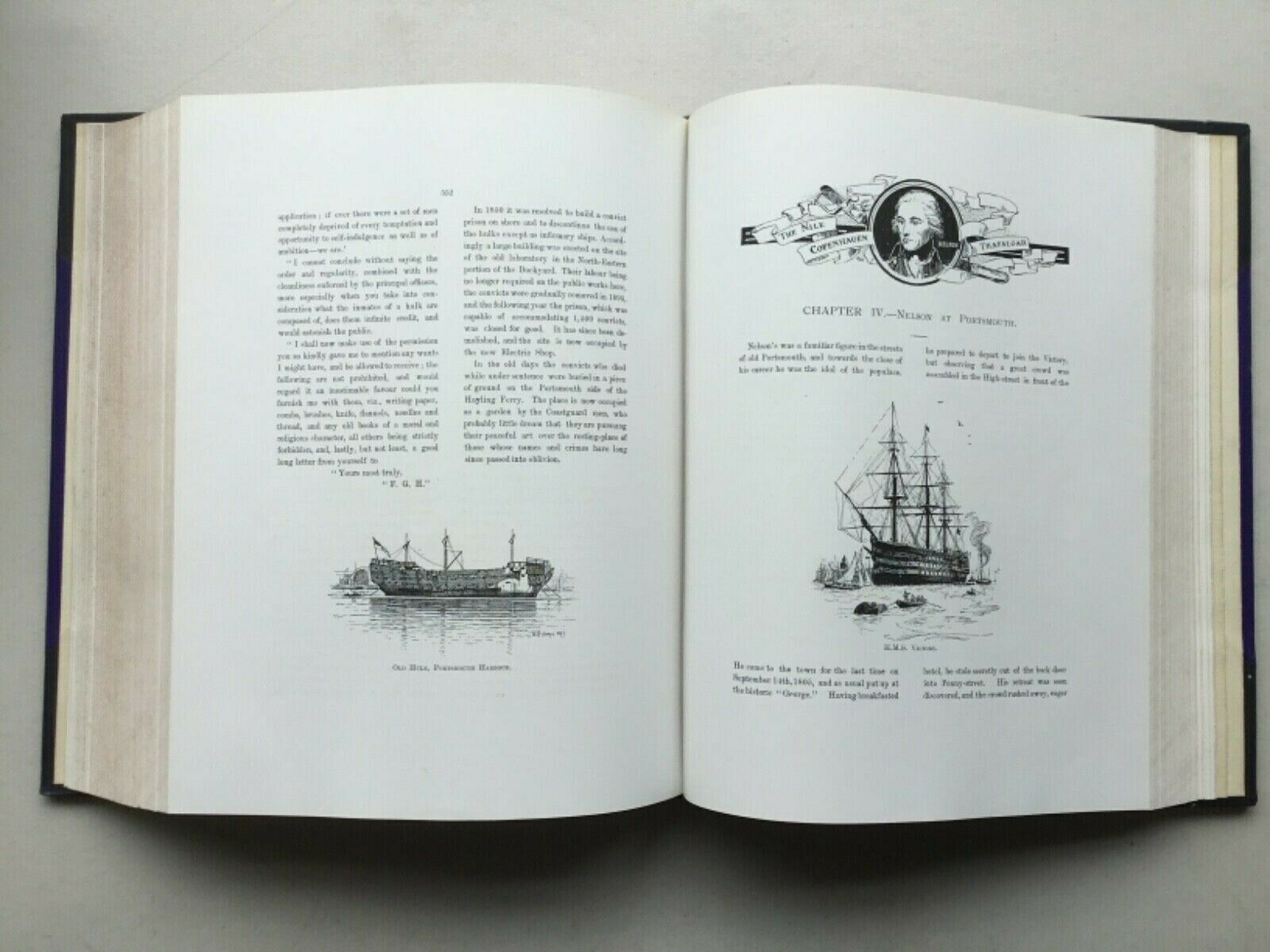 History of Portsmouth by William Gates - original 1900 half leather edition - Image 6