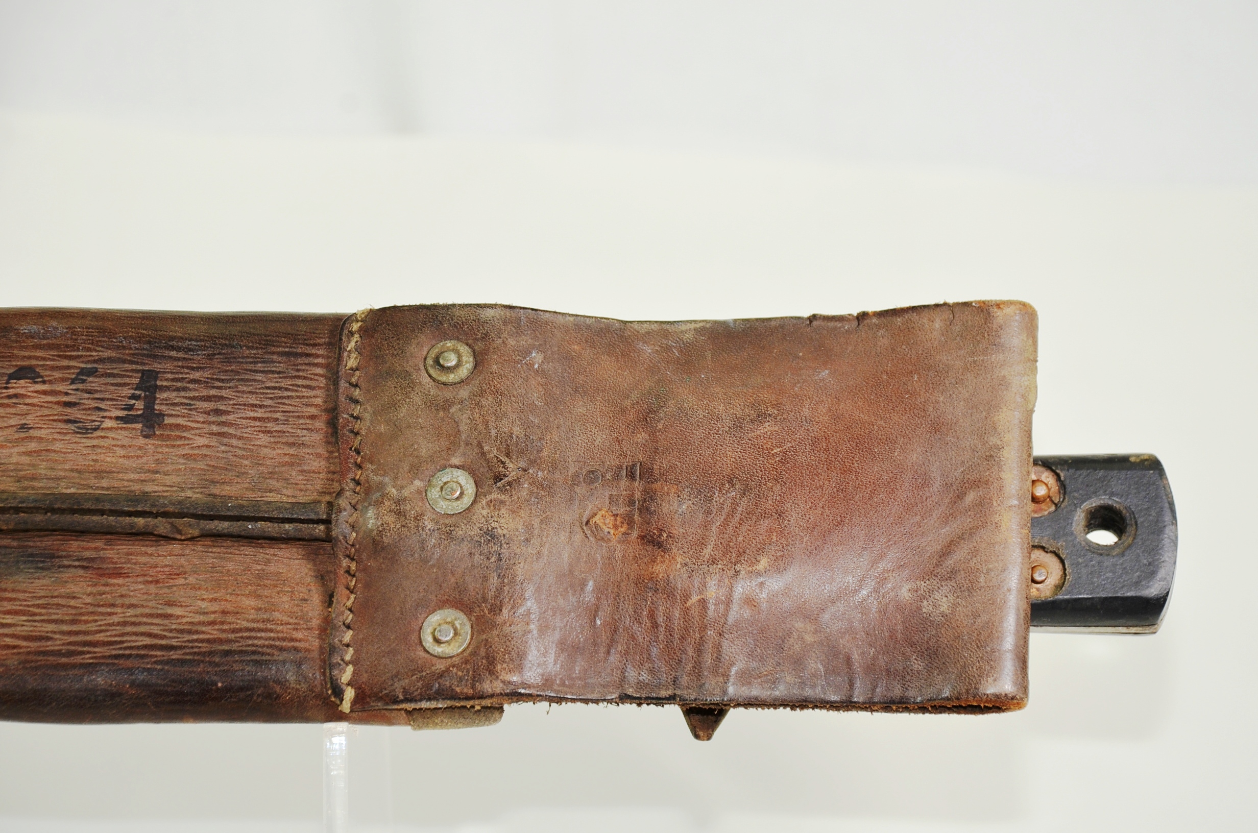 WW2 British J.J.B. Machete and Leather Sheath - Image 4