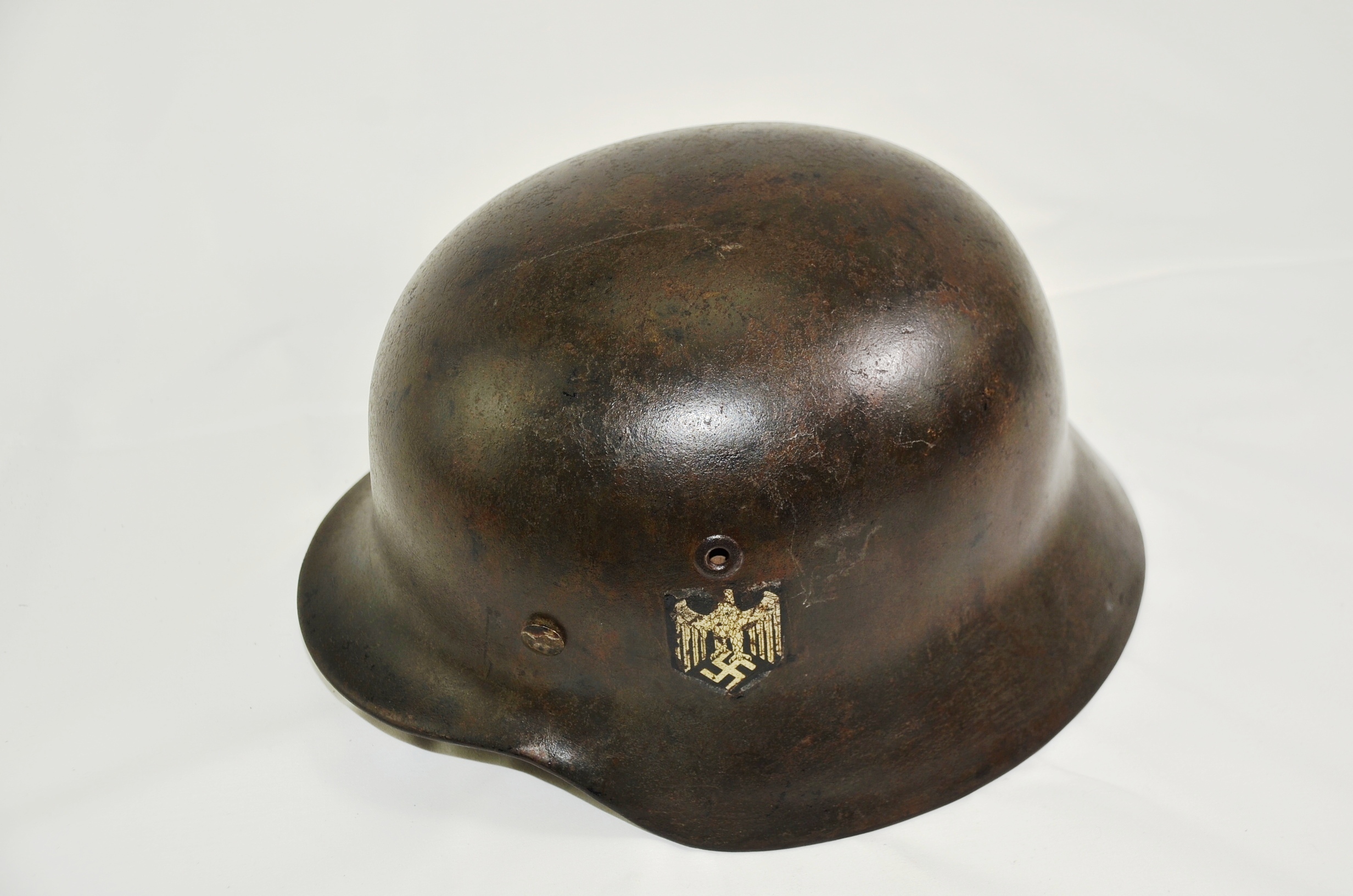 Original Nazi WW2 Heer M40 Helmet - Image 7