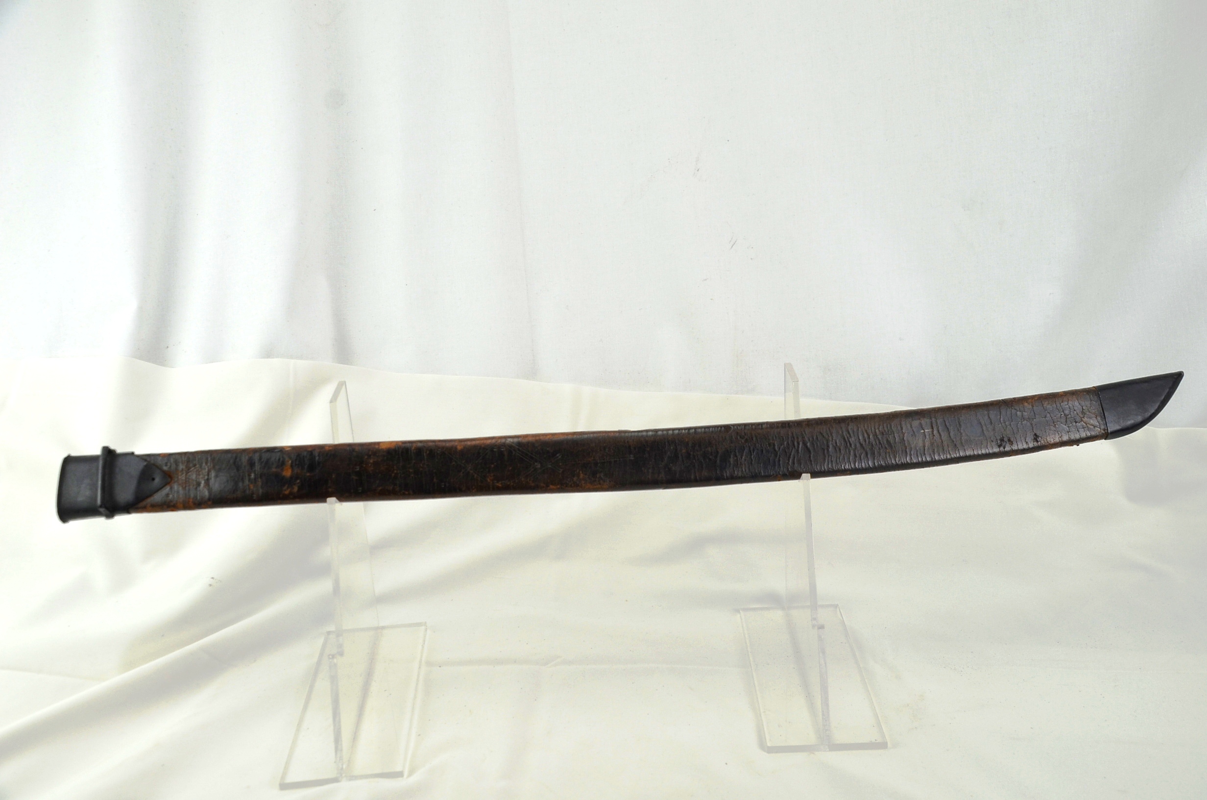 Pre-1804 British Royal Navy Cutlass and Scabbard - Image 9