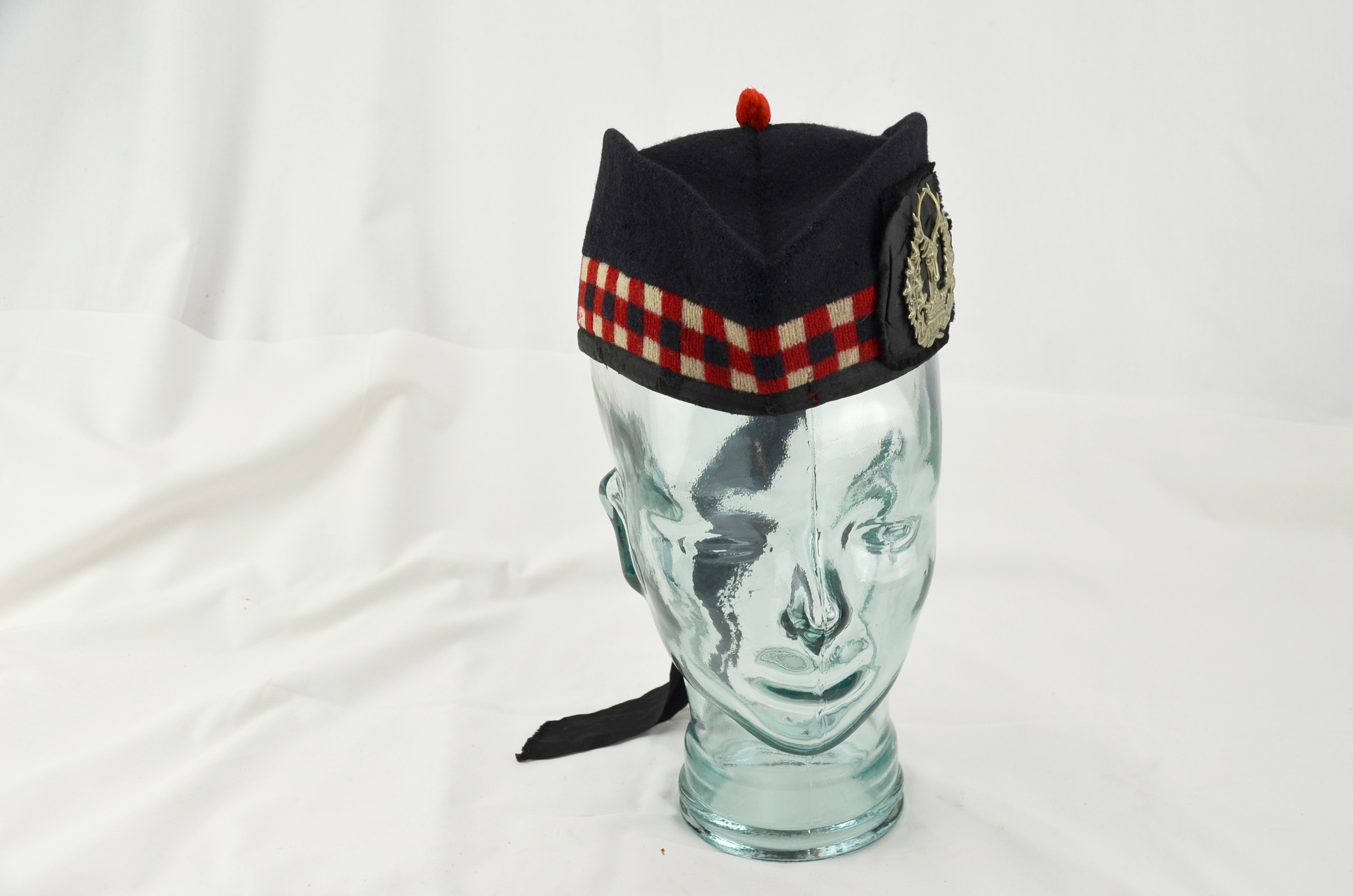 Antique Scottish Gordon Highlanders Glengarry Bonnet - Image 4