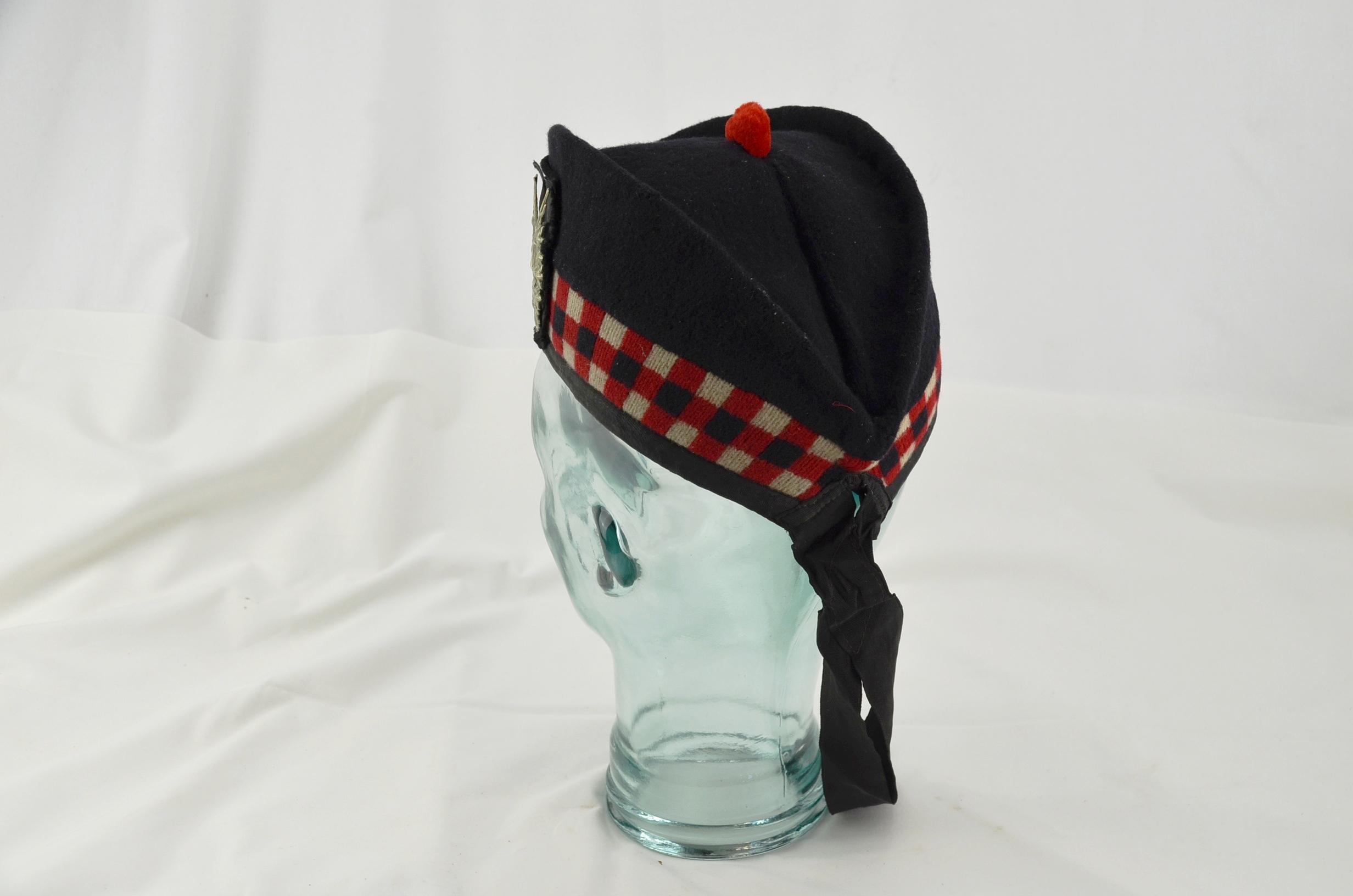 Antique Scottish Gordon Highlanders Glengarry Bonnet - Image 5